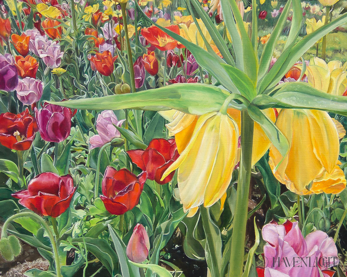 Carousel Tulips By Nila Jane Autry - Beautiful Artificial Silk Tulip Flowers for Home Decor, Wedding Centerpieces, and Spring Table Arrangements