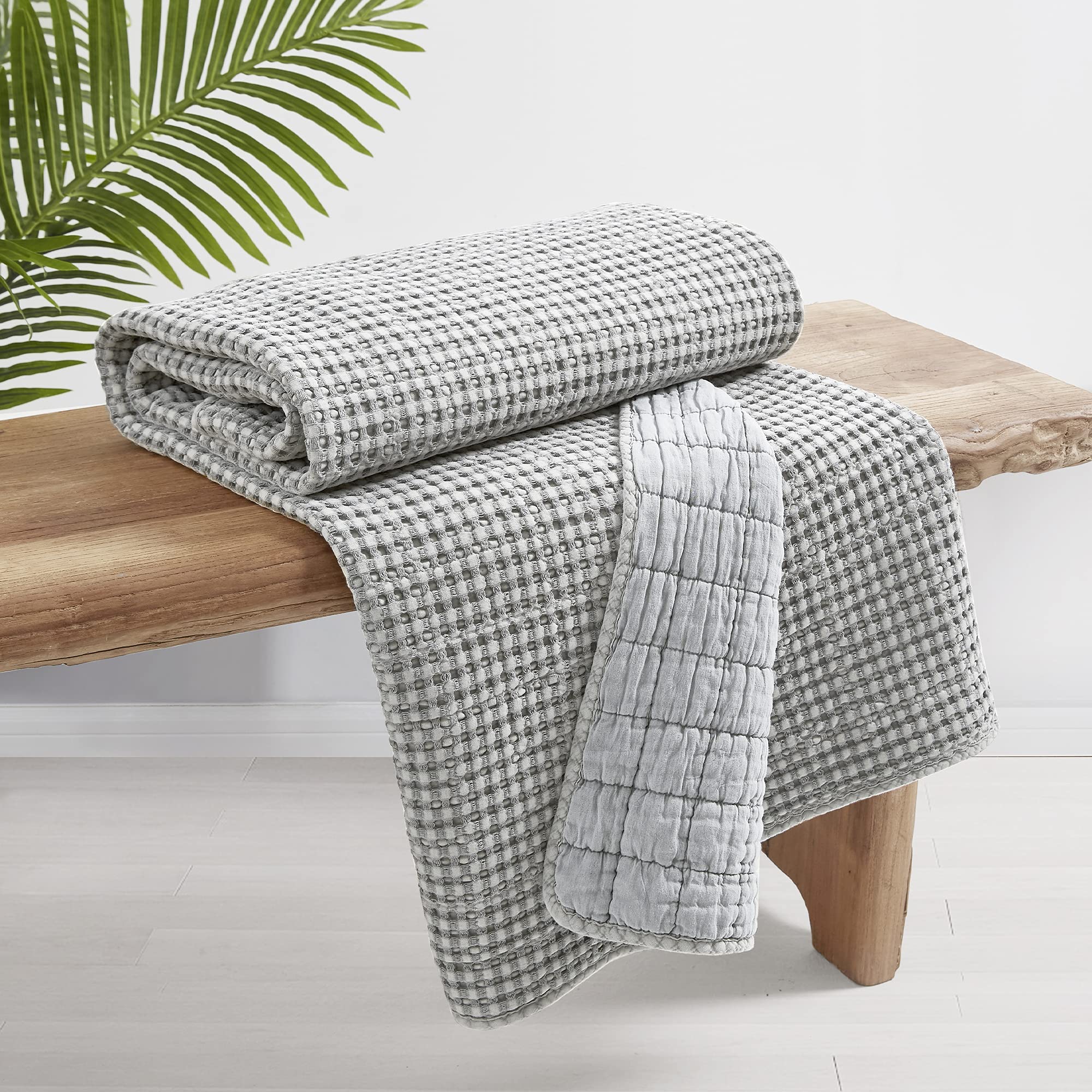 Levtex Home Mills Waffle Weave Throw Blanket - 50