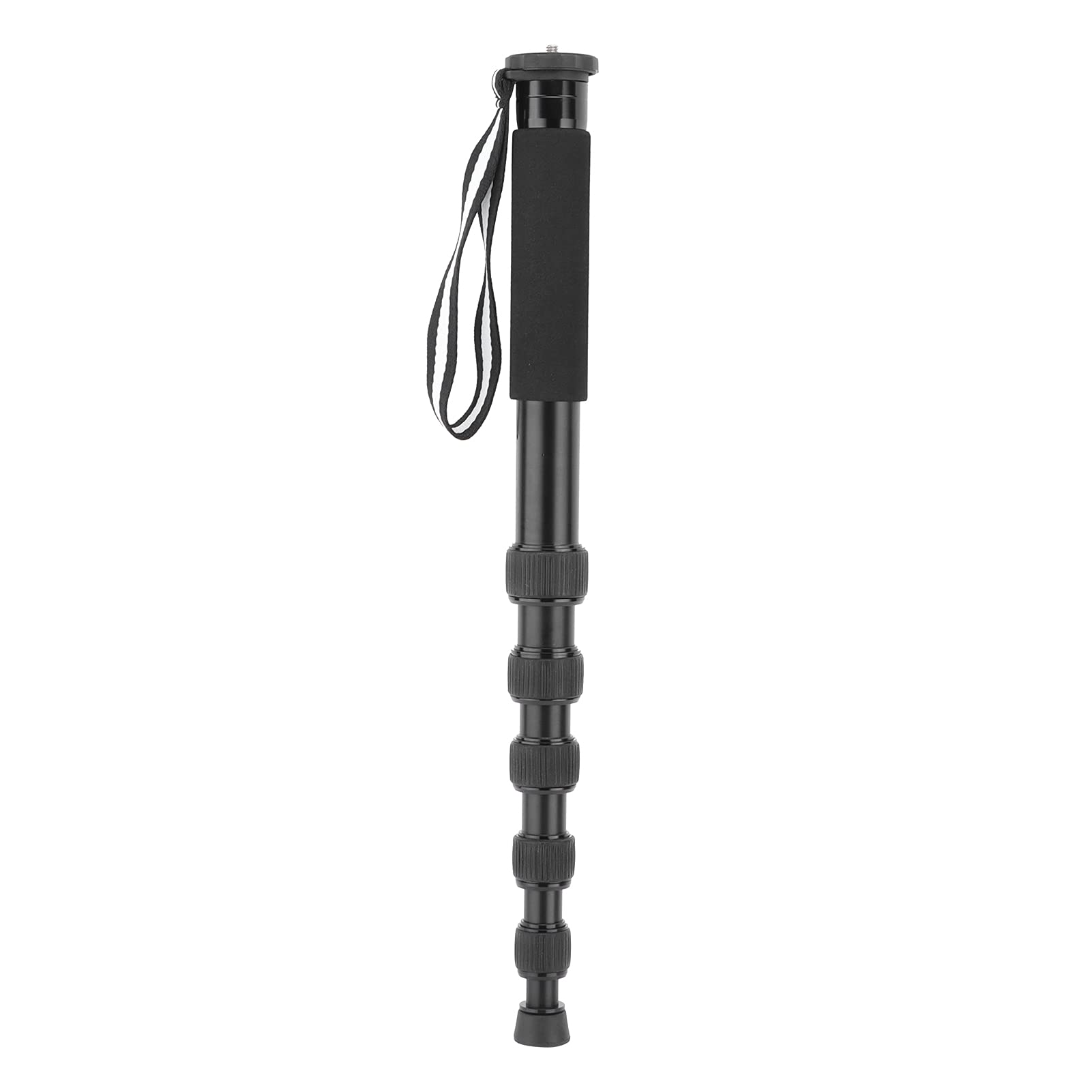 Jazar 6-Section Aluminum Camera Monopod Stick - Portable Tripod Stand with Storage Bag for DSLR, Mirrorless & Smartphones - Perfect for Travel, Vlogging & Outdoor Photography