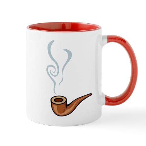 White/Red Inside - Smoking Mug