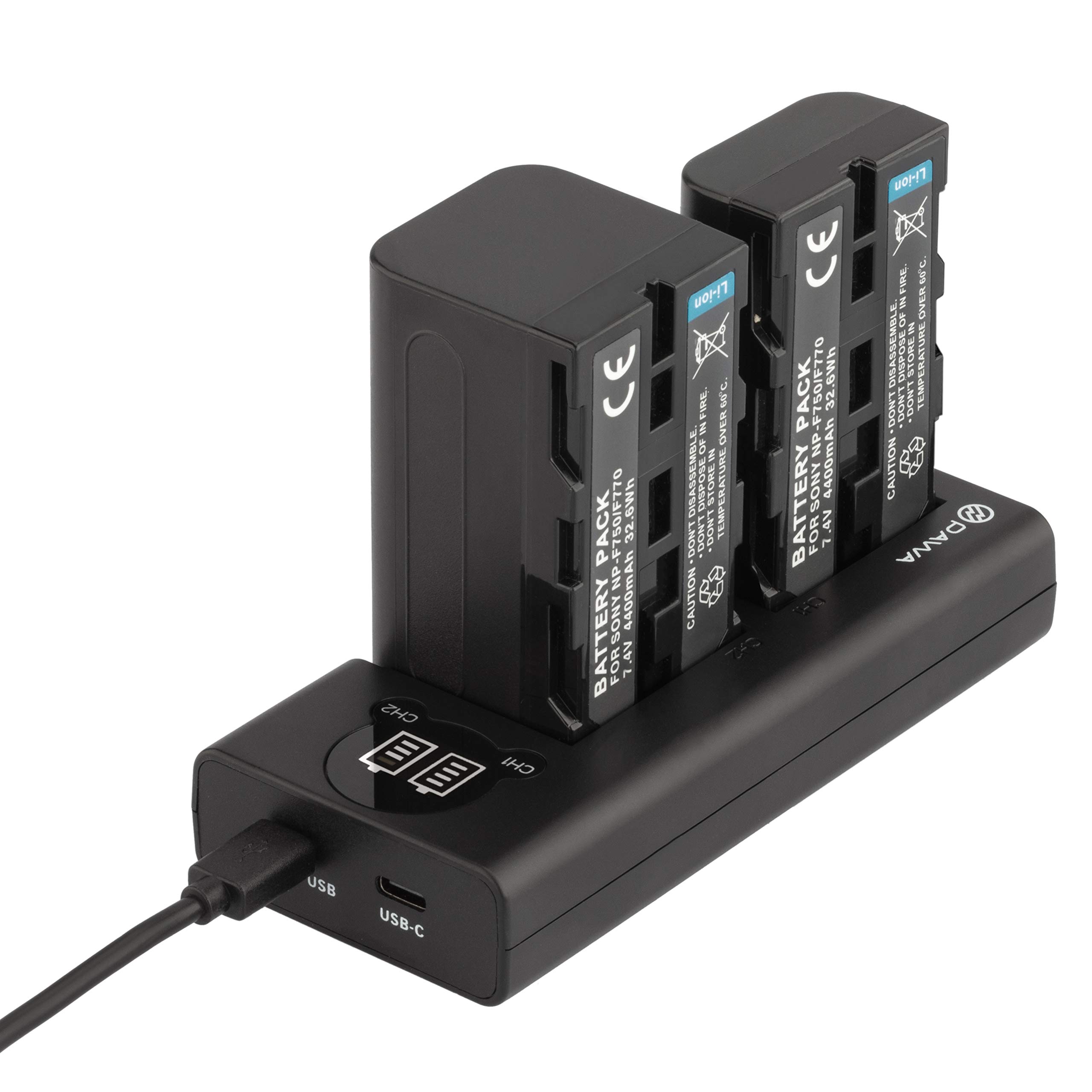 Pawa Slim Dual USB Charger for Sony NP-FZ100 L-Series Camera Batteries - Fast Charging for Sony A7 III, A7R III, A9 Mirrorless Cameras (Perfect for Travel & Professional Photography)