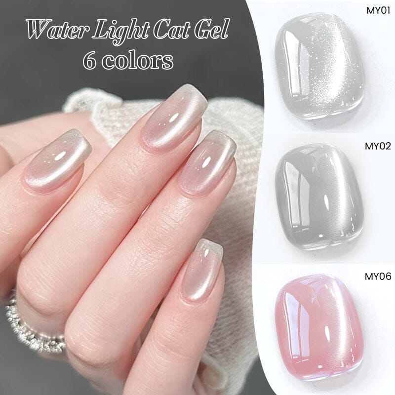 Water Light Cat Magnetic Gel Polish - First Love 10ml Nail Art Kit for Salon & Home Manicure - Perfect for Valentine's Day & Special Occasions
