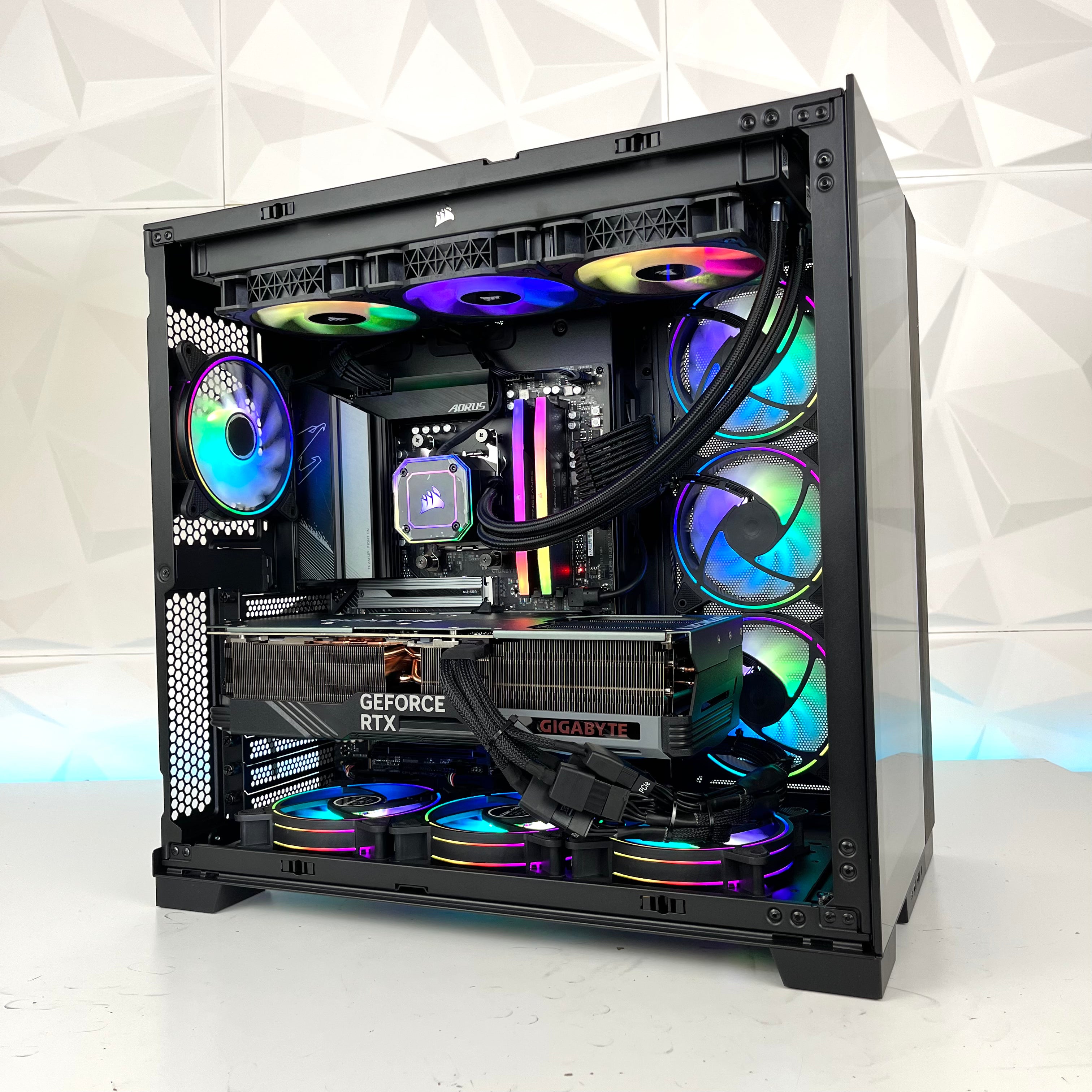 High-Performance Gaming PC SpectrumX with AMD SP8 Processor - Ultimate Gaming & Streaming Desktop for Esports & VR