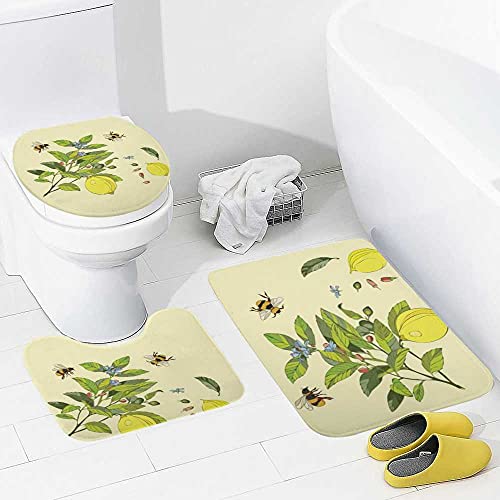 Lemon Plant Elements Flowers Bumblebee Bee