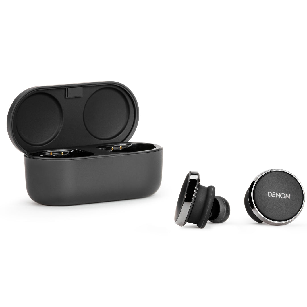 Denon PerL Pro True Wireless Earbuds - Premium Noise Cancelling Bluetooth Earbuds with Hi-Res Audio for Gym, Travel & Work