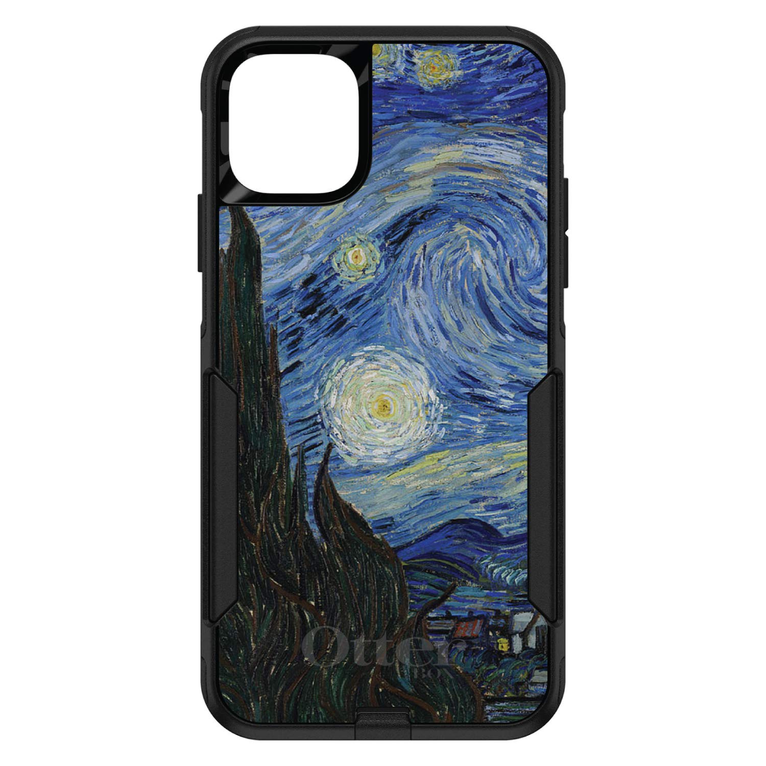 DistinctInk iPhone 12 Pro MAX Case (6.7 Inch) - Van Gogh Starry Night Art Design Protective Phone Cover - Durable Shockproof Replacement for OtterBox Commuter - Perfect for Work, Travel & Everyday Use