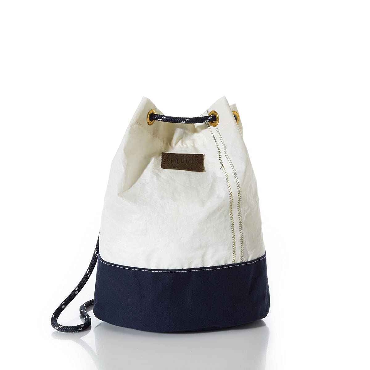 Sea Bags Recycled Sailcloth Chebeague Convertible Bucket Bag - Eco-Friendly Crossbody Purse for Women - Perfect for Travel, Beach & Everyday Use