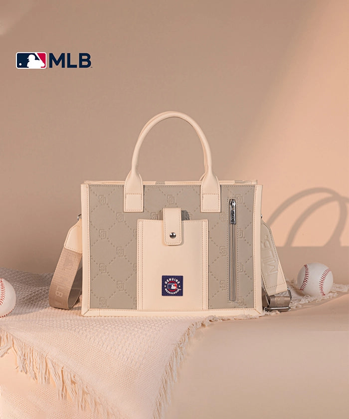 MLB San Diego Padres Tote Bag - Official MLB Licensed Reusable Shopping Bag for Baseball Fans - Perfect for Games, Beach & Grocery Shopping