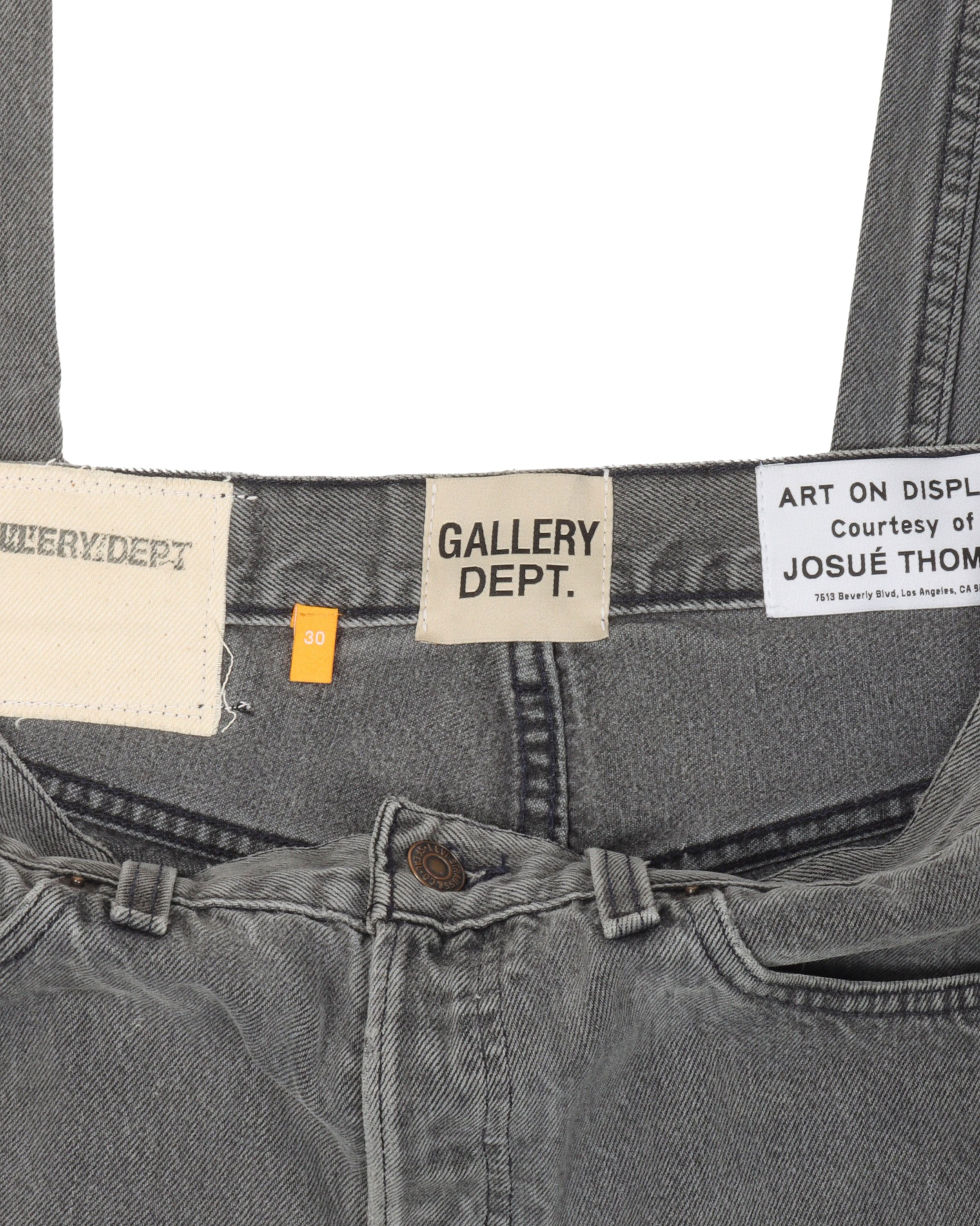 Gallery Dept 5001 High Waist Distressed Jeans for Women - Vintage Blue Denim Pants with Ripped Details | Perfect for Casual Outfits, Streetwear Style and Everyday Wear