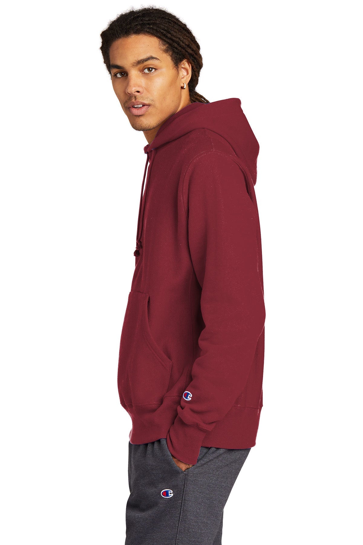 Champion Reverse Weave Hooded Sweatshirt for Men & Women | Premium Cotton Pullover with Kangaroo Pocket | Perfect for Gym, Casual Wear & Outdoor Activities