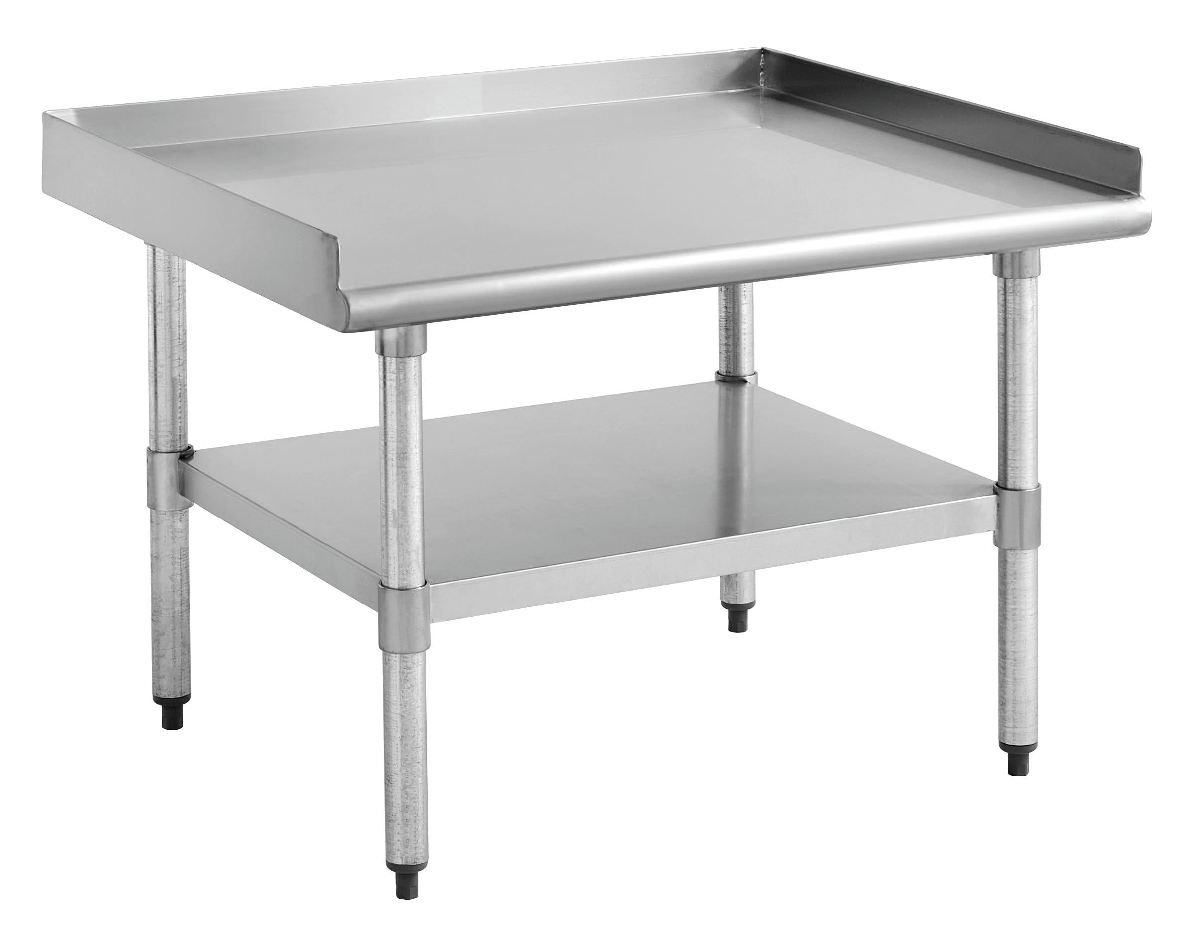Stainless Steel Kitchen Equipment Stand 36x30 Inches with Undershelf | NSF Certified Commercial Worktable | 18 Gauge 430SS | Perfect for Restaurant Prep, Bakery Counter & Commercial Kitchen Organization