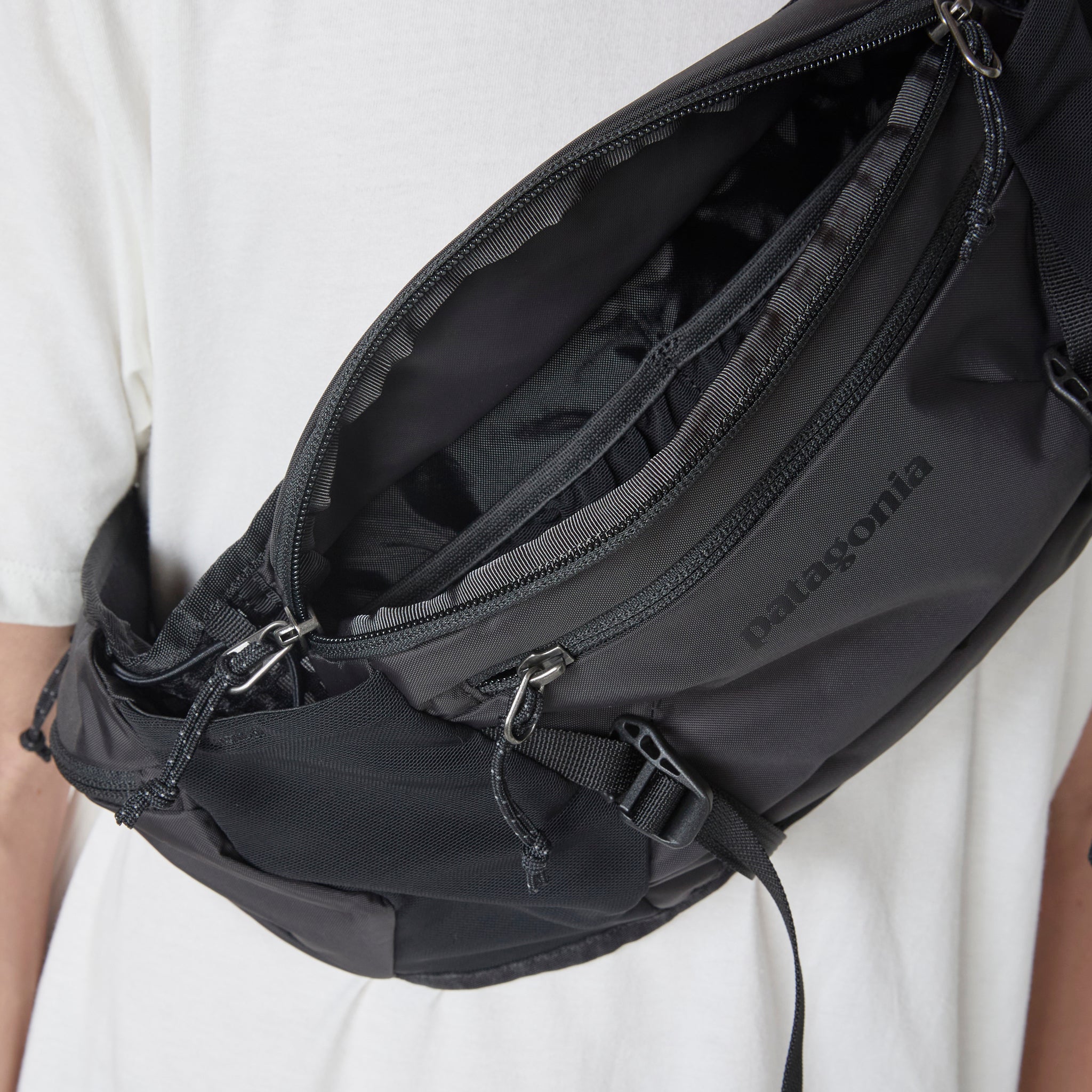 Dirt Roamer Waist Pack - Black - Water Resistant Fanny Pack for Hiking, Running, Travel & Outdoor Adventures