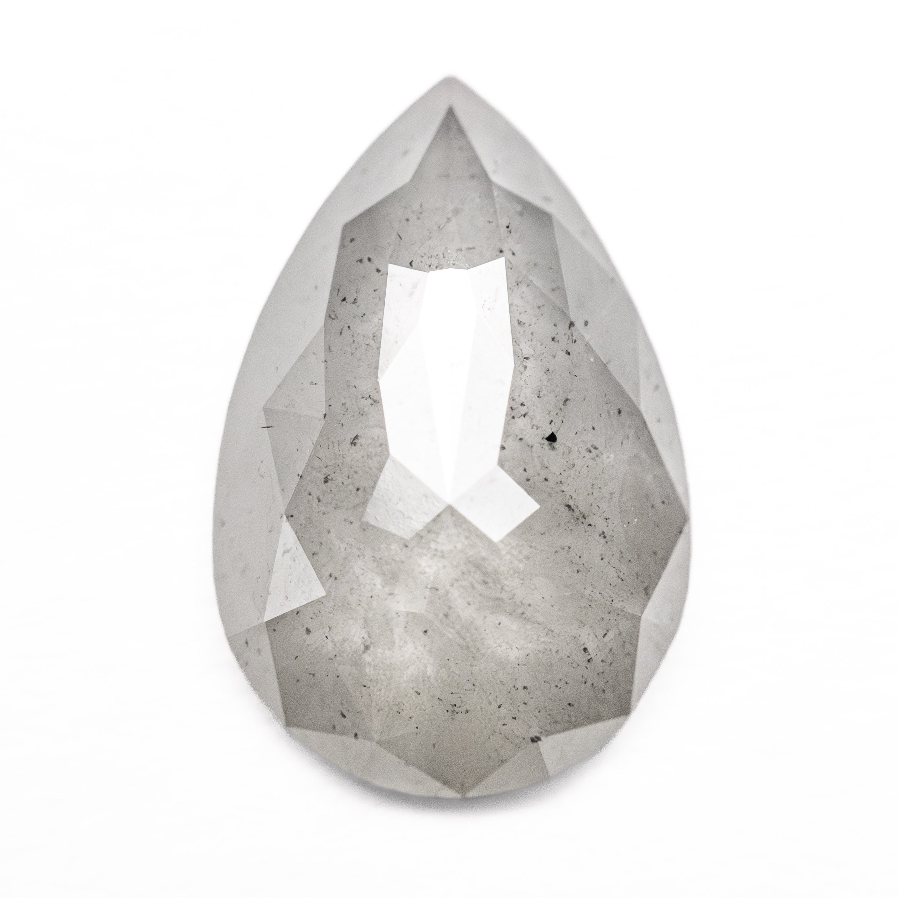 2.76ct Pear Rose Cut Gemstone - 13.06x8.52x3.08mm Natural Rose Quartz for Jewelry Making, Engagement Rings & Unique Gifts - Perfect for Bridal, Boho & Vintage Style Jewelry Designs