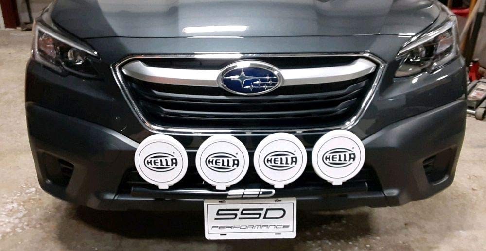 2020 Subaru Outback XT Rally Light Bar - Universal Bull Bar & Nudge Bar with 4 Light Mounting Tabs | Durable Powder Coated Finish | Perfect for Off-Road Adventures & Night Driving
