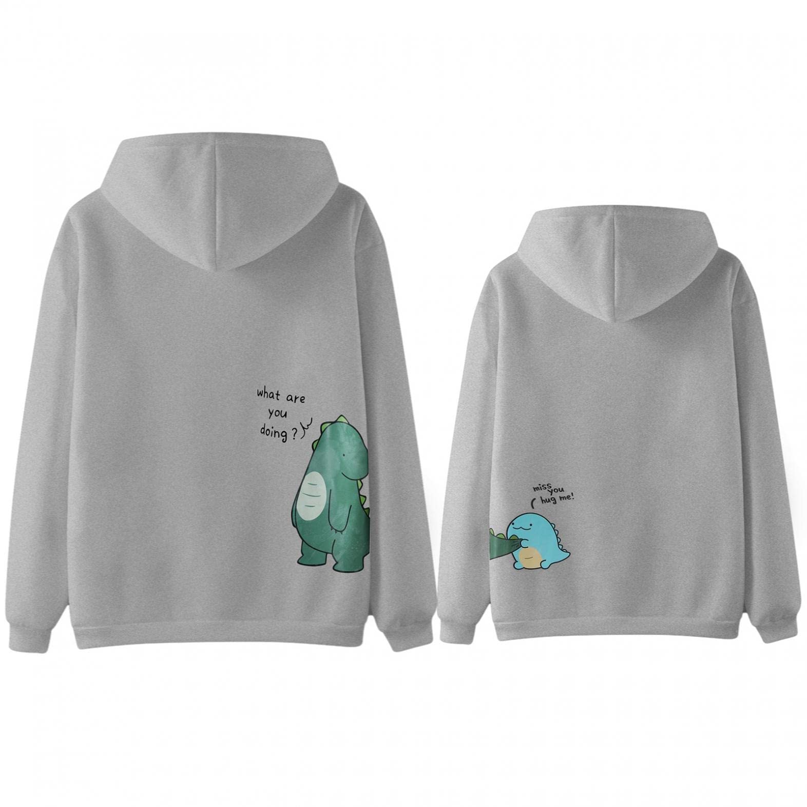Matching Couple Hoodies & Sweatshirts Set - Trendy Couples Outfits for Valentine's Day, Anniversary Gifts & Casual Date Nights - Unisex Pullover Sweatshirts for Couples Matching Outfits