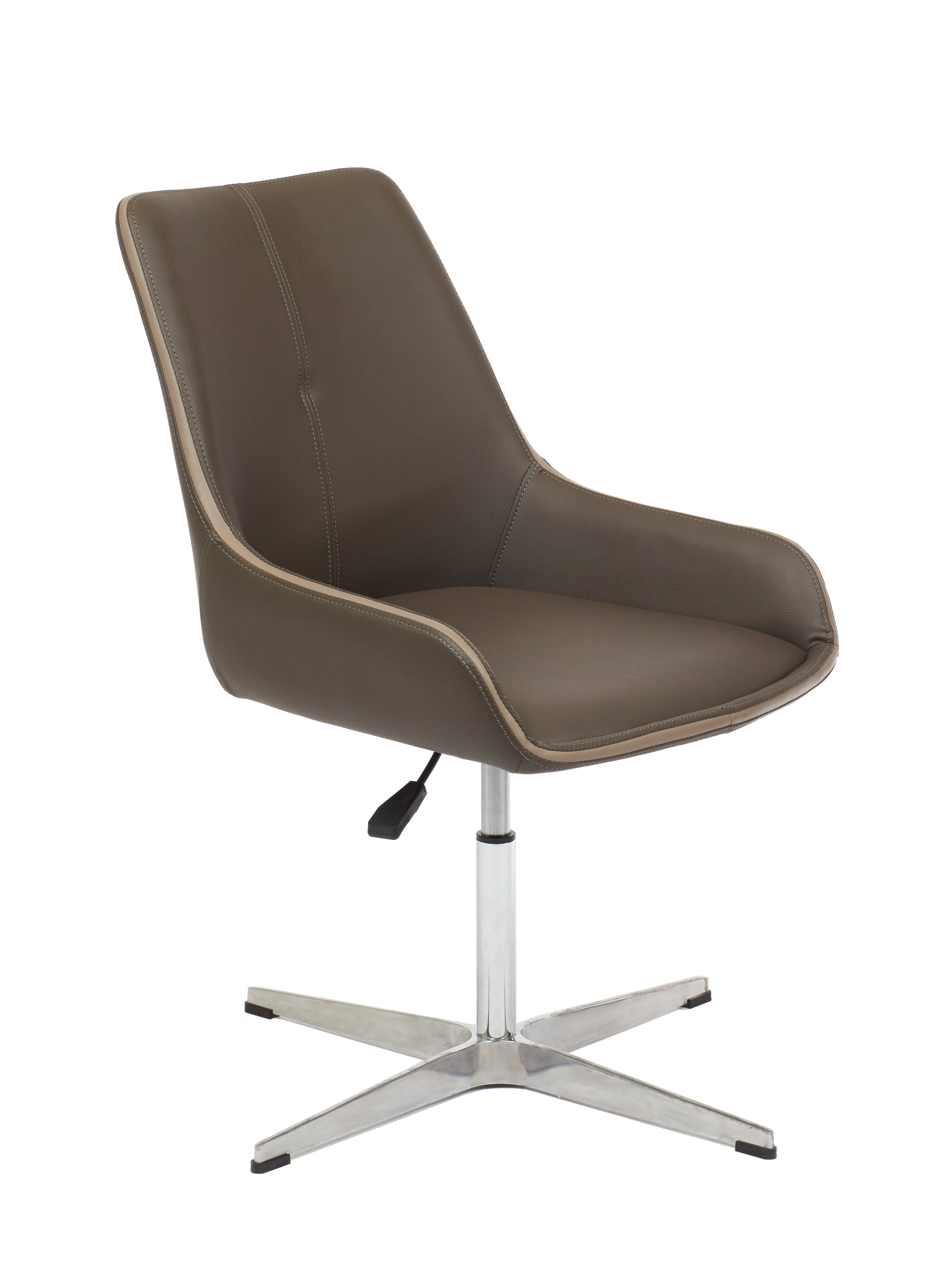 Etna Grey Modern Accent Chair - Stylish Living Room Seating for Home, Office & Lounge Areas