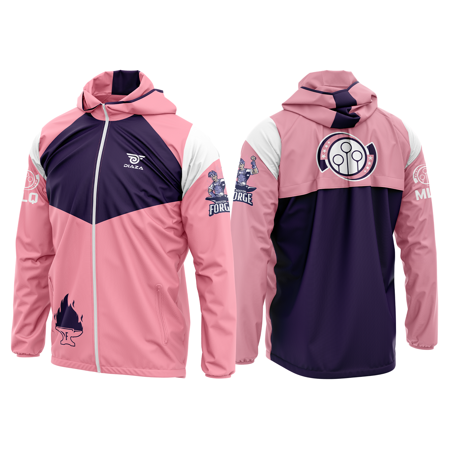 Boston Forge Wind Runner Jacket - Lightweight Waterproof Windbreaker for Men & Women - Perfect for Hiking, Running, and Outdoor Adventures