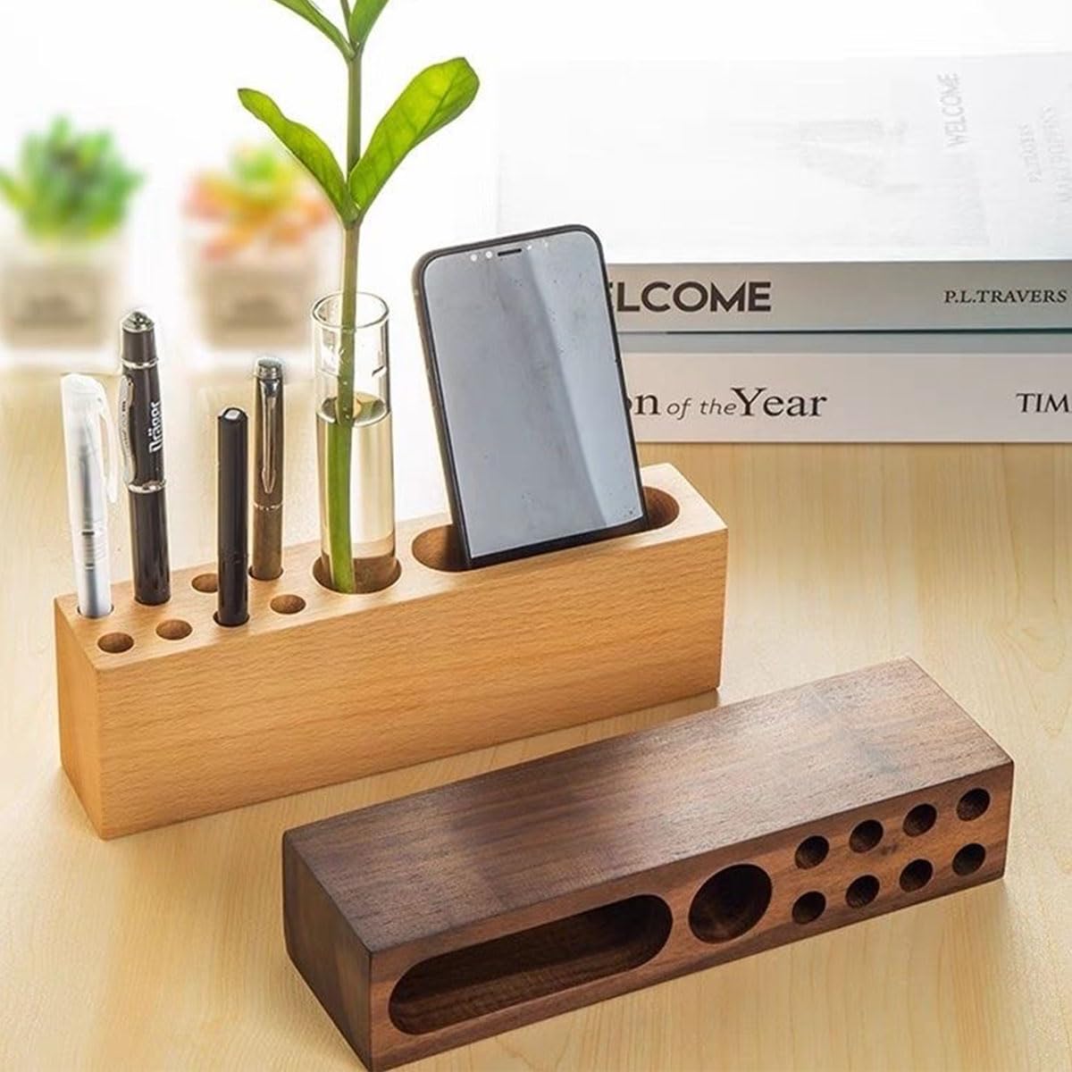 LITAITAI Black Pen Holder for Desk - Premium Pencil Organizer for School, Home & Office | Perfect Teacher Gift & Desk Accessory | Ideal for Classroom, Workstation & Study Spaces
