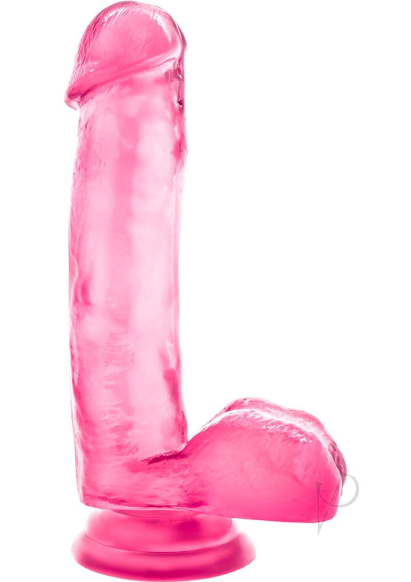 B Yours Sweet N' Hard 7 Inch Pink Realistic Dildo with Balls - Lifelike Silicone Adult Toy for Couples & Solo Play, Perfect for Bedroom Fun & BDSM Exploration