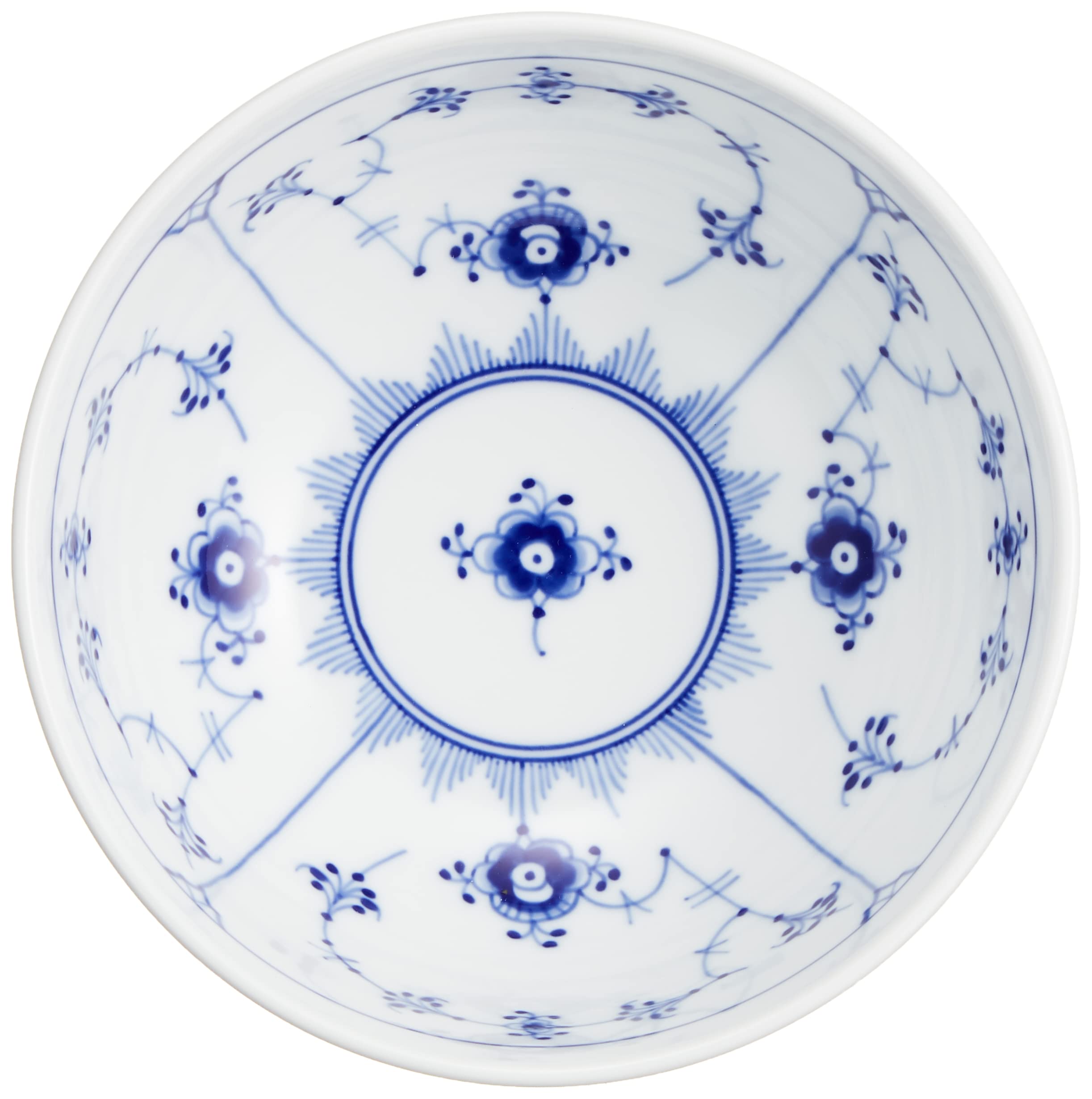 Royal Copenhagen 1016765 Blue Fluted Plain Porcelain Bowl - 5.1 Inches (13 cm) - Elegant Wedding Gift, Anniversary Present & Home Decor for Dining, Tea Parties & Scandinavian Style Table Settings