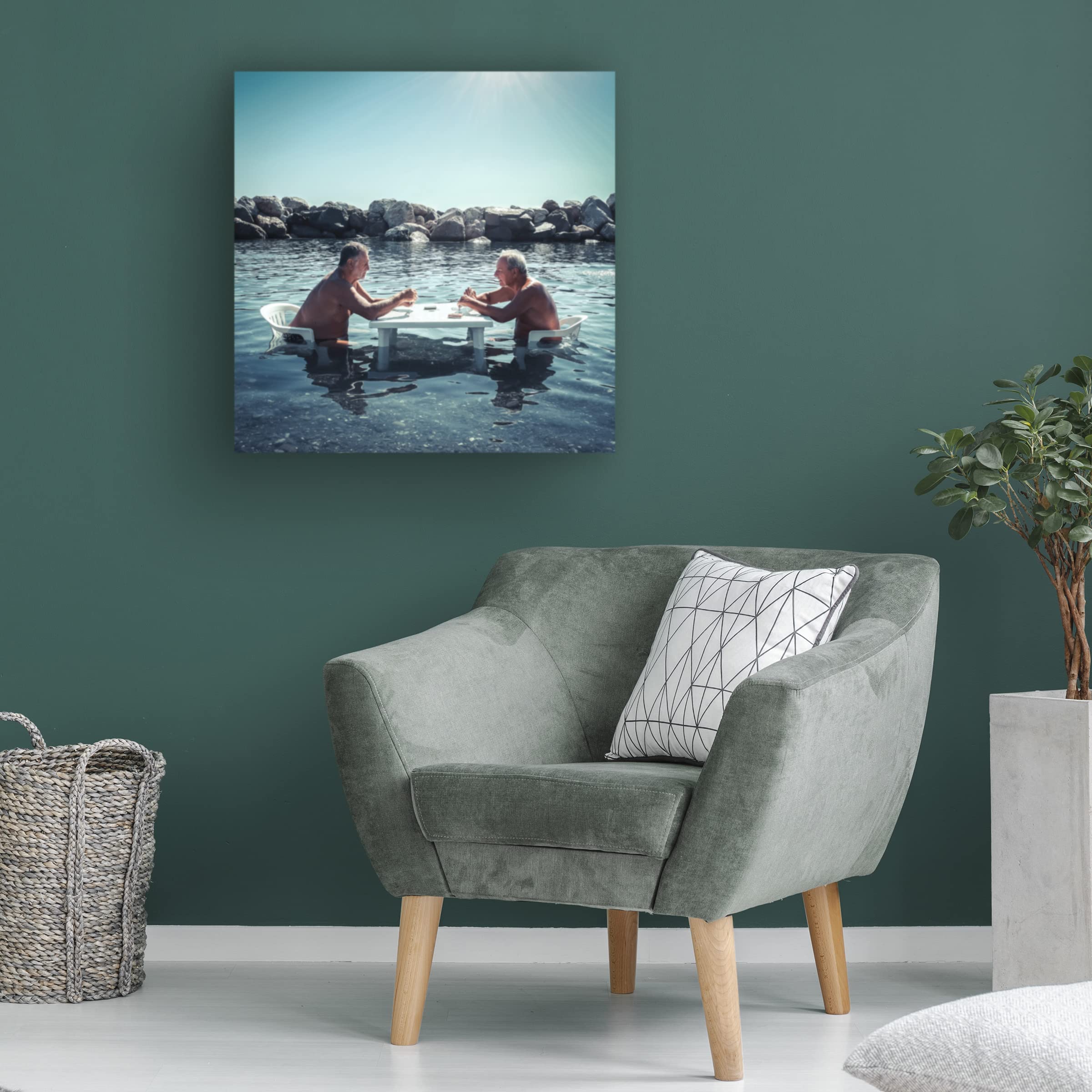 Trademark Fine Art 'Summer Games' Canvas Art by Gianluca Zaio - Vibrant Sports-Themed Wall Decor for Living Room, Bedroom & Office