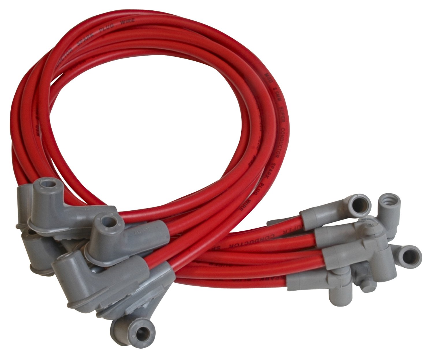 MSD 35609 Super Conductor Spark Plug Wire Set - High Performance Ignition Wires for Cars, Trucks & SUVs - Enhanced Engine Power & Fuel Efficiency - Ideal for Racing, Off-Roading & Daily Driving