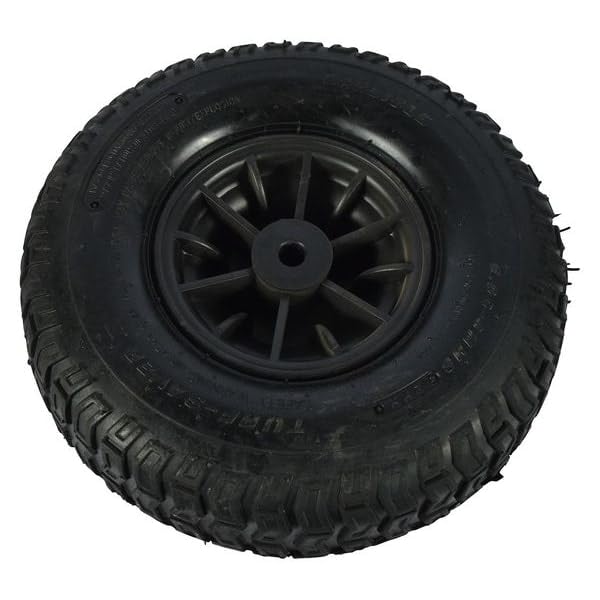 Heavy Duty Pneumatic Wheels for Carts, Hand Trucks & Industrial Equipment - All-Terrain, Smooth Ride for Warehouses, Construction & Outdoor Use