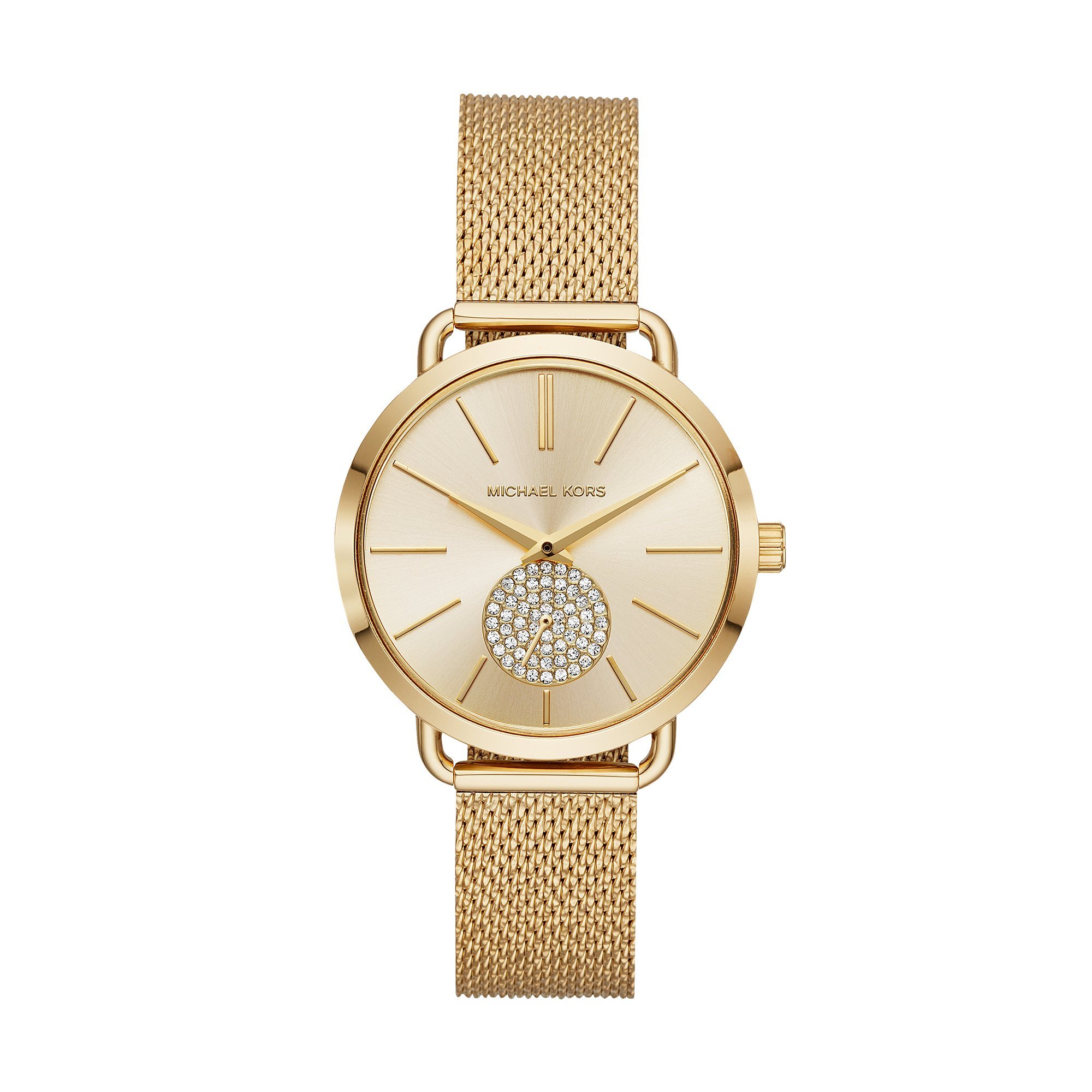 Michael Kors Women's Portia Watch - 36mm Stainless Steel Case & Bracelet, Two-Hand Movement - Perfect for Office, Casual Wear & Special Occasions