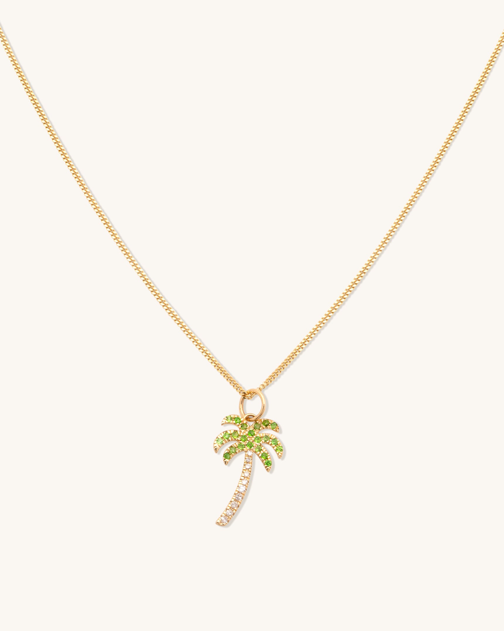 Stylish Palm Tree Pendant Necklace - Tropical Beach Jewelry for Women | Perfect for Summer Vacations, Beach Parties & Boho Fashion