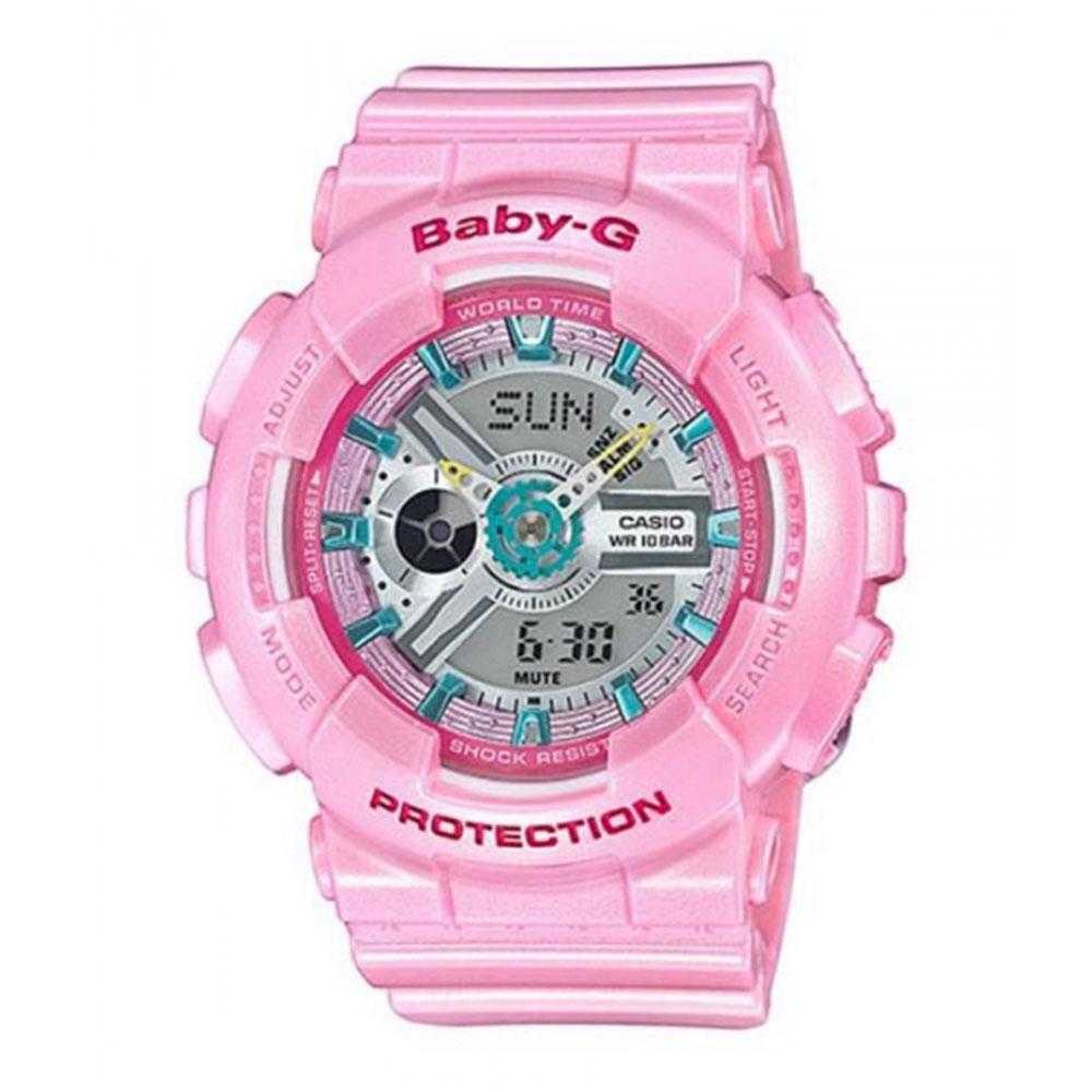 CASIO BABY-G BA-110CA-4ADR Digital Quartz Pink Resin Women's Sport Watch - Perfect for Running, Swimming & Outdoor Activities
