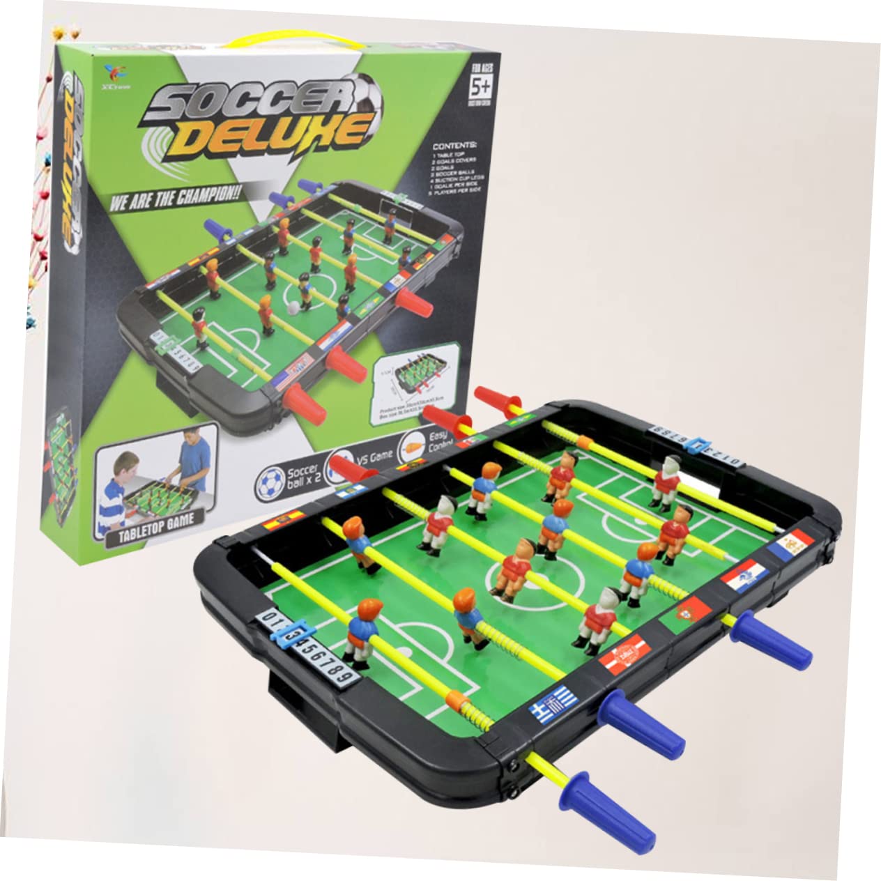 BESPORTBLE Mini Foosball Table Game - Durable Sports Toy for Kids & Family Fun