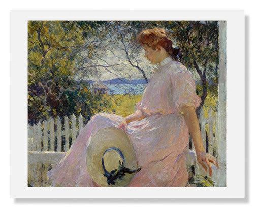 Frank Weston Benson Eleanor Painting - Vintage Art Print for Home & Office Decor | Perfect for Living Room, Bedroom, or Gallery Wall Display