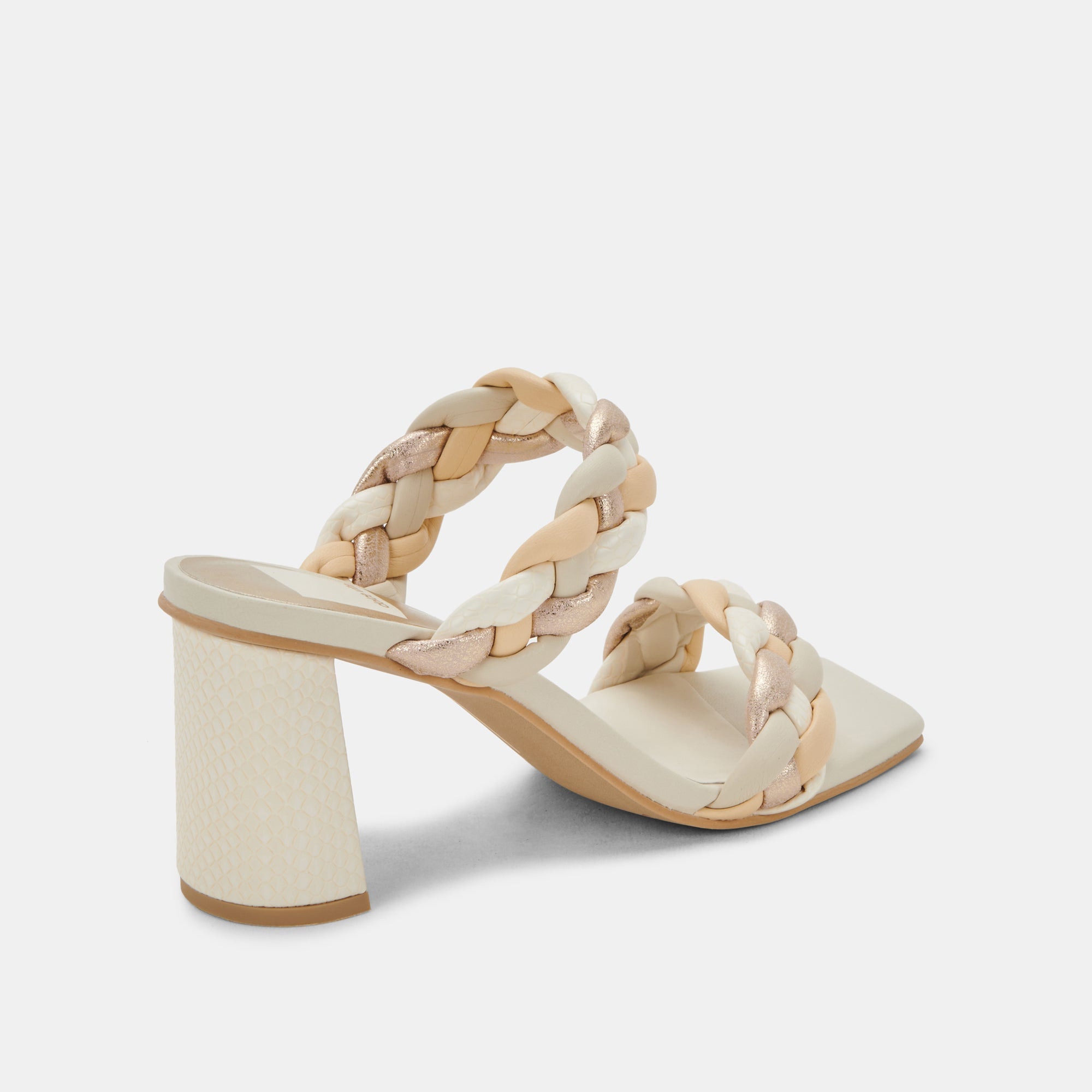PAILY HEELS IVORY MULTI STELLA - Women's Fashion High Heels for Party, Wedding & Evening Events | Comfortable & Stylish Dress Shoes by re:vita