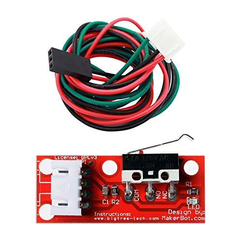 12pcs 3D Printer Mechanical Limit Switch with 70cm Cable - Endstop Switches for Makerbot Prusa Mendel RepRap CNC Arduino Mega 2560 1280 RAMPS 1.4 - Perfect for 3D Printing, DIY Projects & Robotics