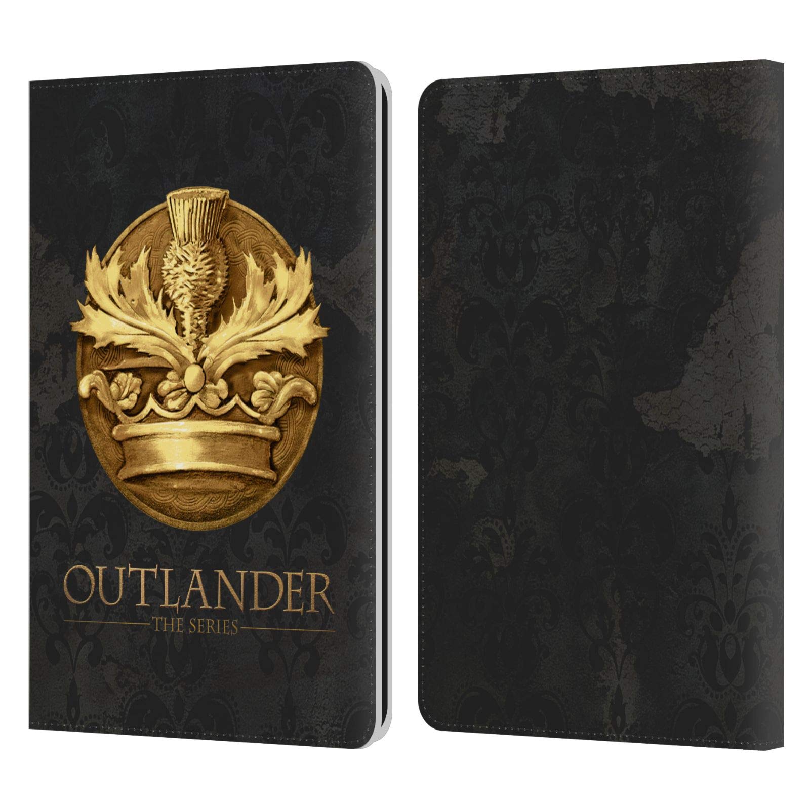 Officially Licensed Outlander Scotland Thistle Leather Book Wallet Case for Kindle Paperwhite 1/2/3 - Perfect for Reading & Travel | Head Case Designs