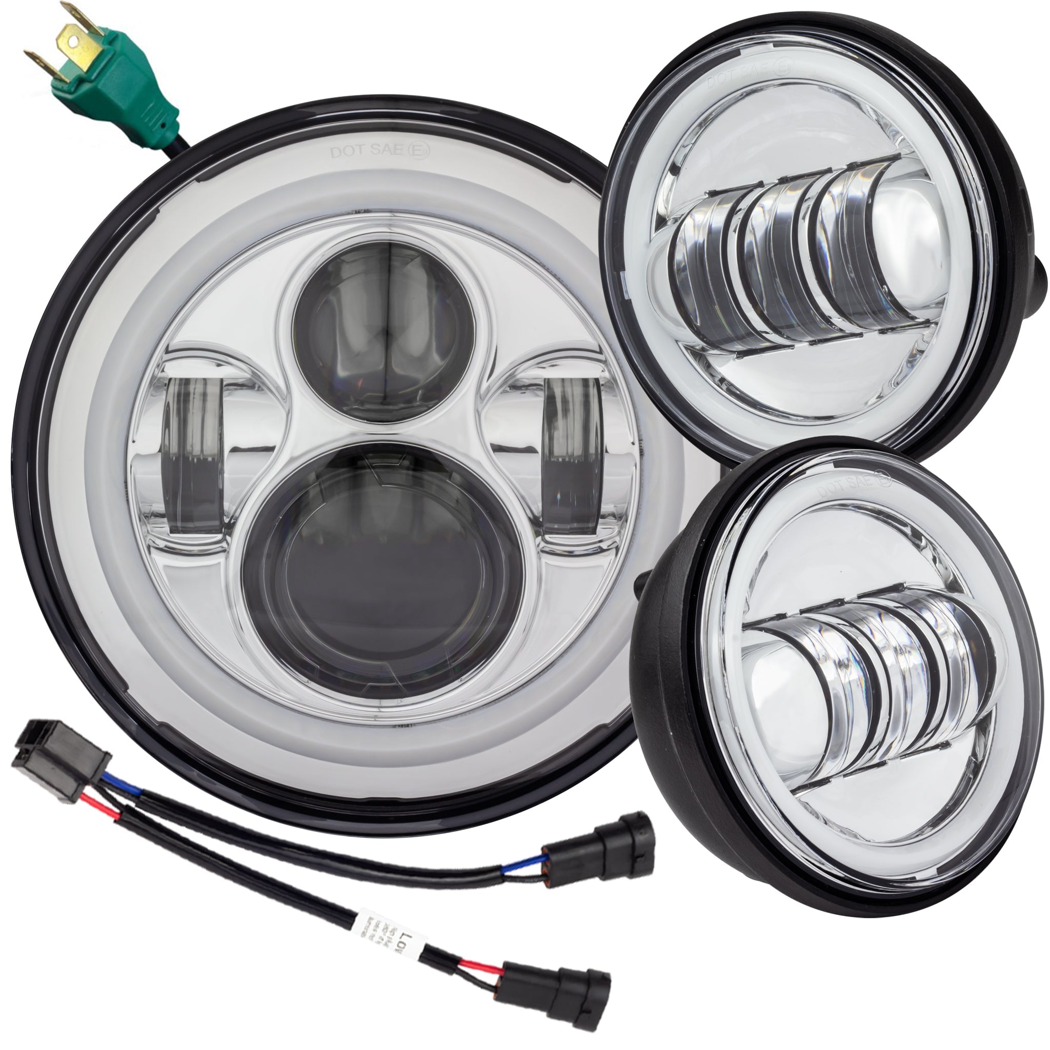 Eagle Lights 7 LED Headlight & 4.5