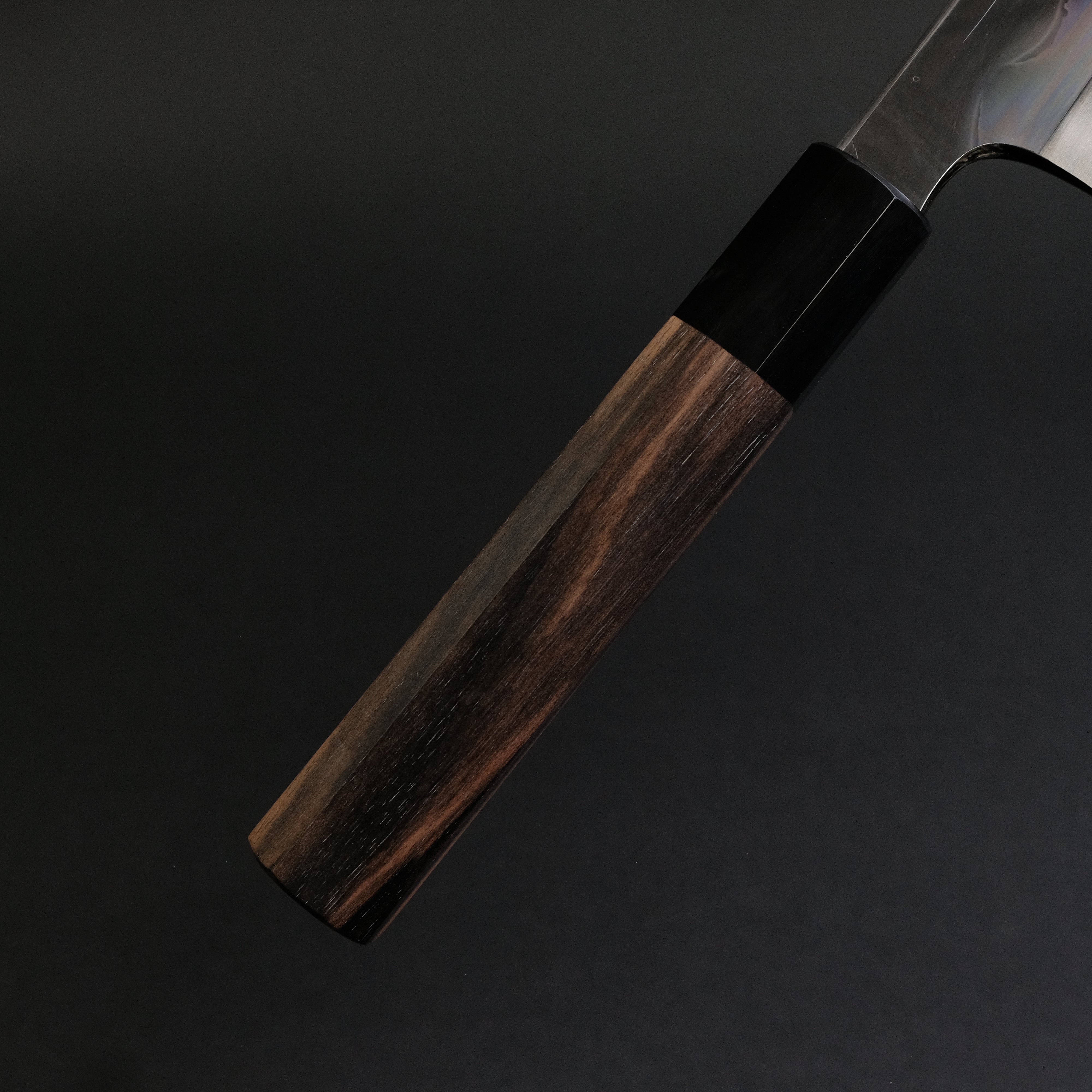 Hitohira Togashi White #1 Notaremon Mizu Honyaki Gyuto 240mm Japanese Chef Knife with Kurokaki Persimmon Handle (#100/ Saya) - Premium Kitchen Knife for Sushi, Sashimi & Meat Cutting