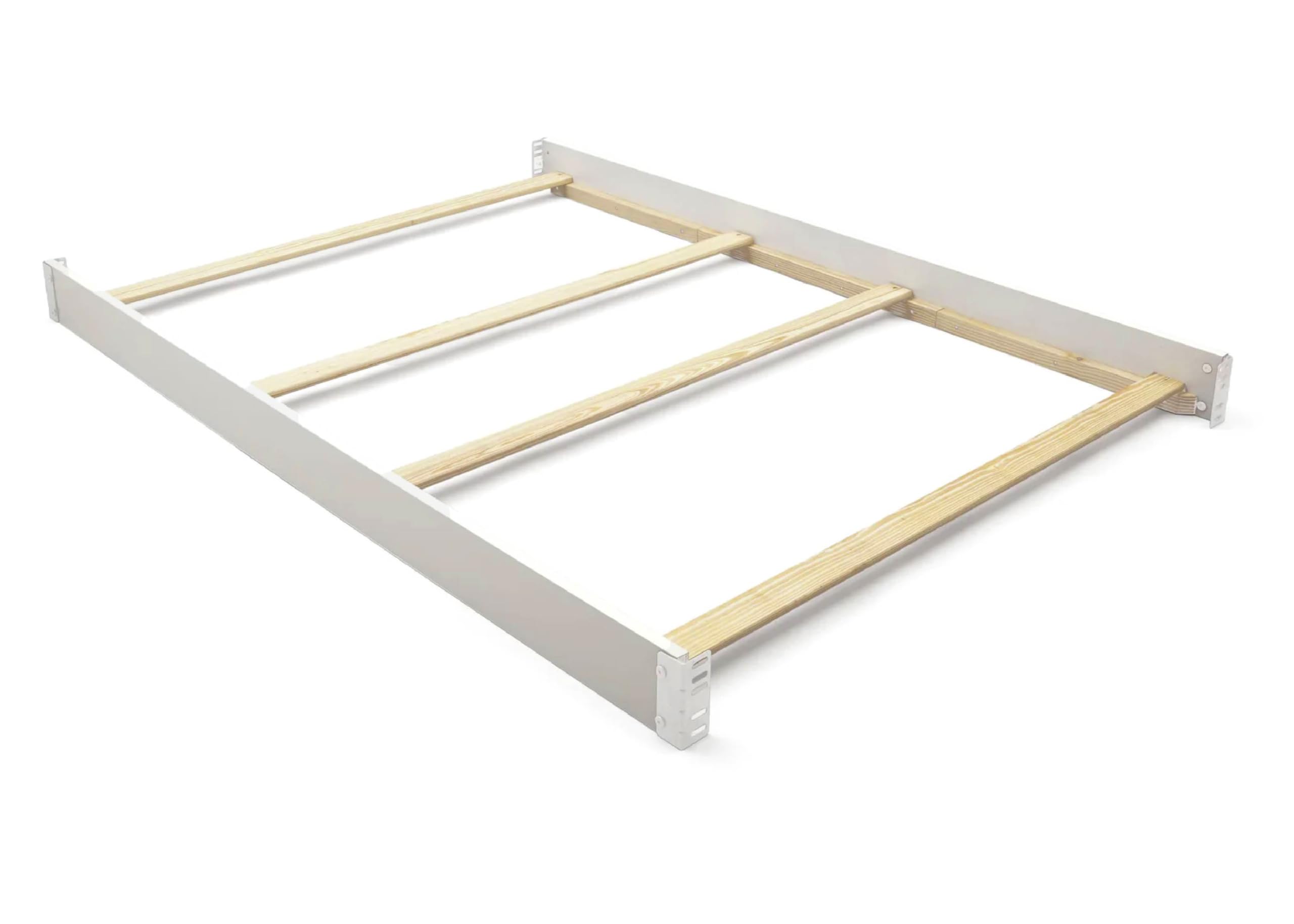 Delta Children Full Size Conversion Kit Bed Rails for Bentley Crib - White (Model #0050) | Converts Crib to Toddler Bed | Safe & Durable Nursery Furniture for Baby's Room