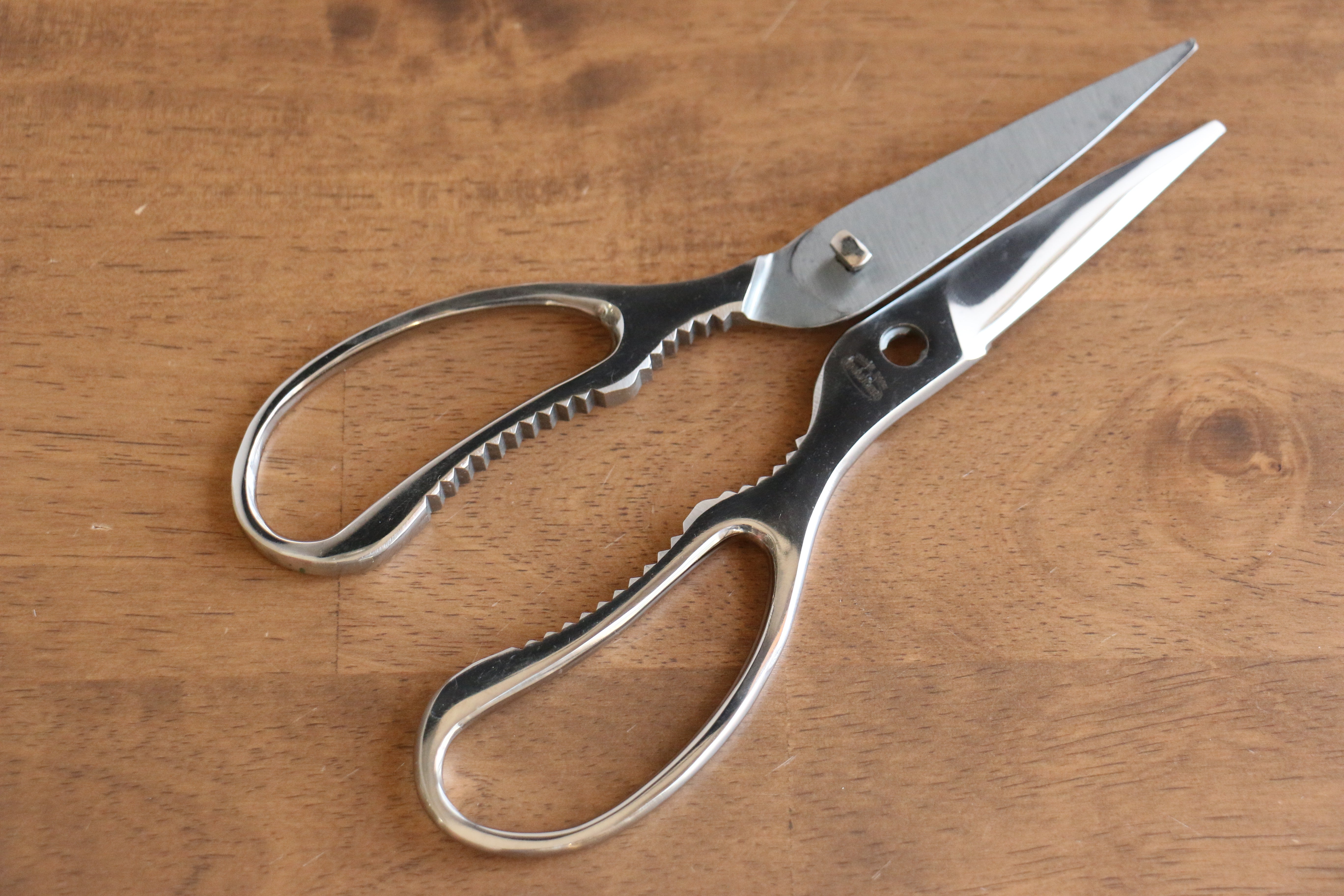 Premium Kokkusan Stainless Steel Kitchen Scissors - Heavy Duty Multi-Purpose Food Shears for Cutting Meat, Herbs, Poultry - Perfect for Cooking, Baking & Food Prep
