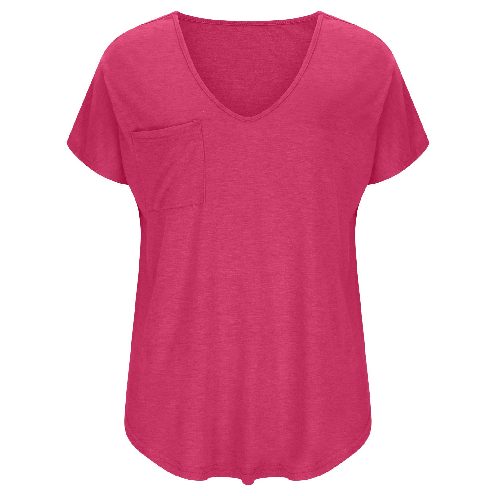 Plus Size Women's Casual Scoop Neck T-Shirt - Oversized Summer Tee Top, Sexy Blouse for Everyday Wear, Date Night & Beach Outfits