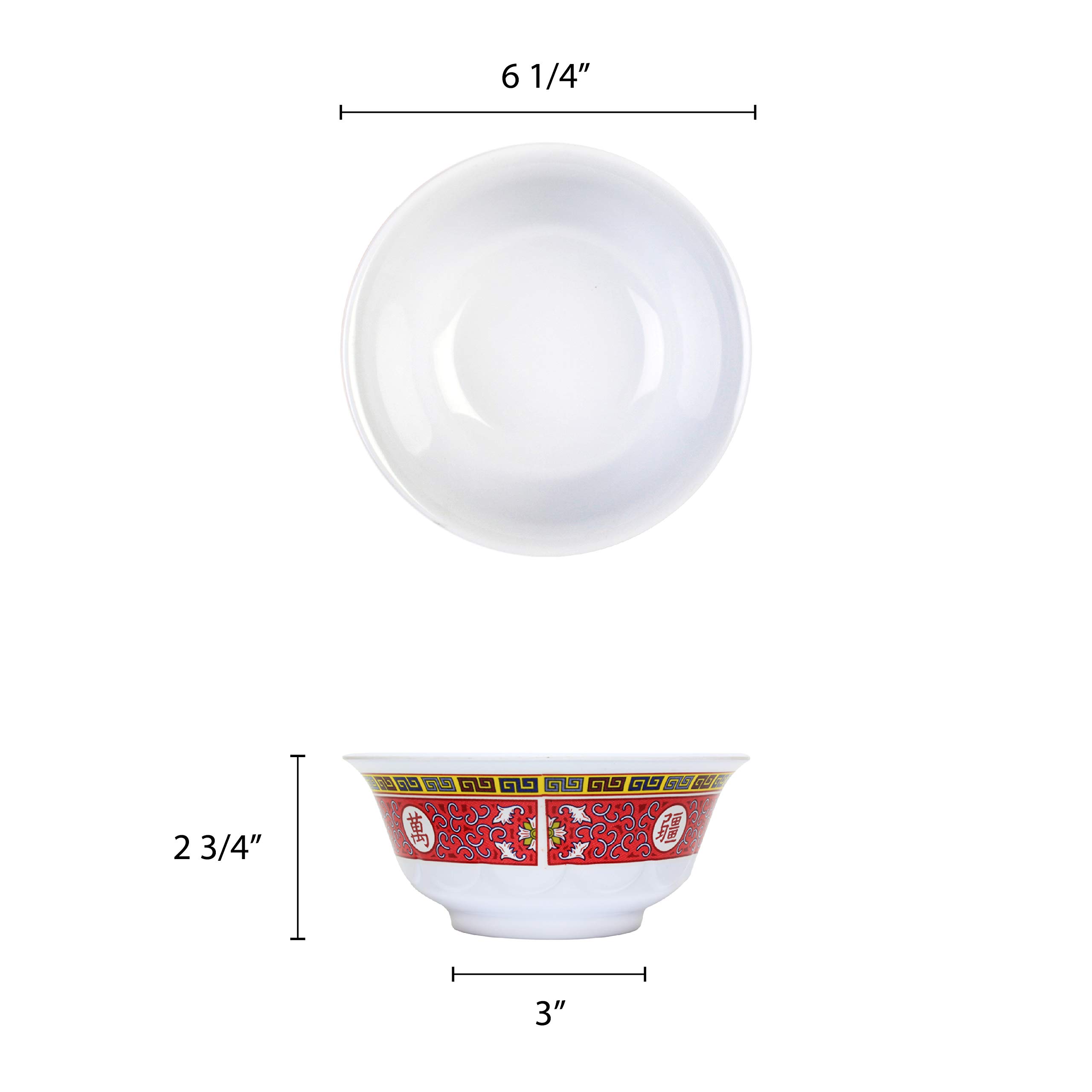 Premium 25 oz Melamine Dinnerware Set - 6.25