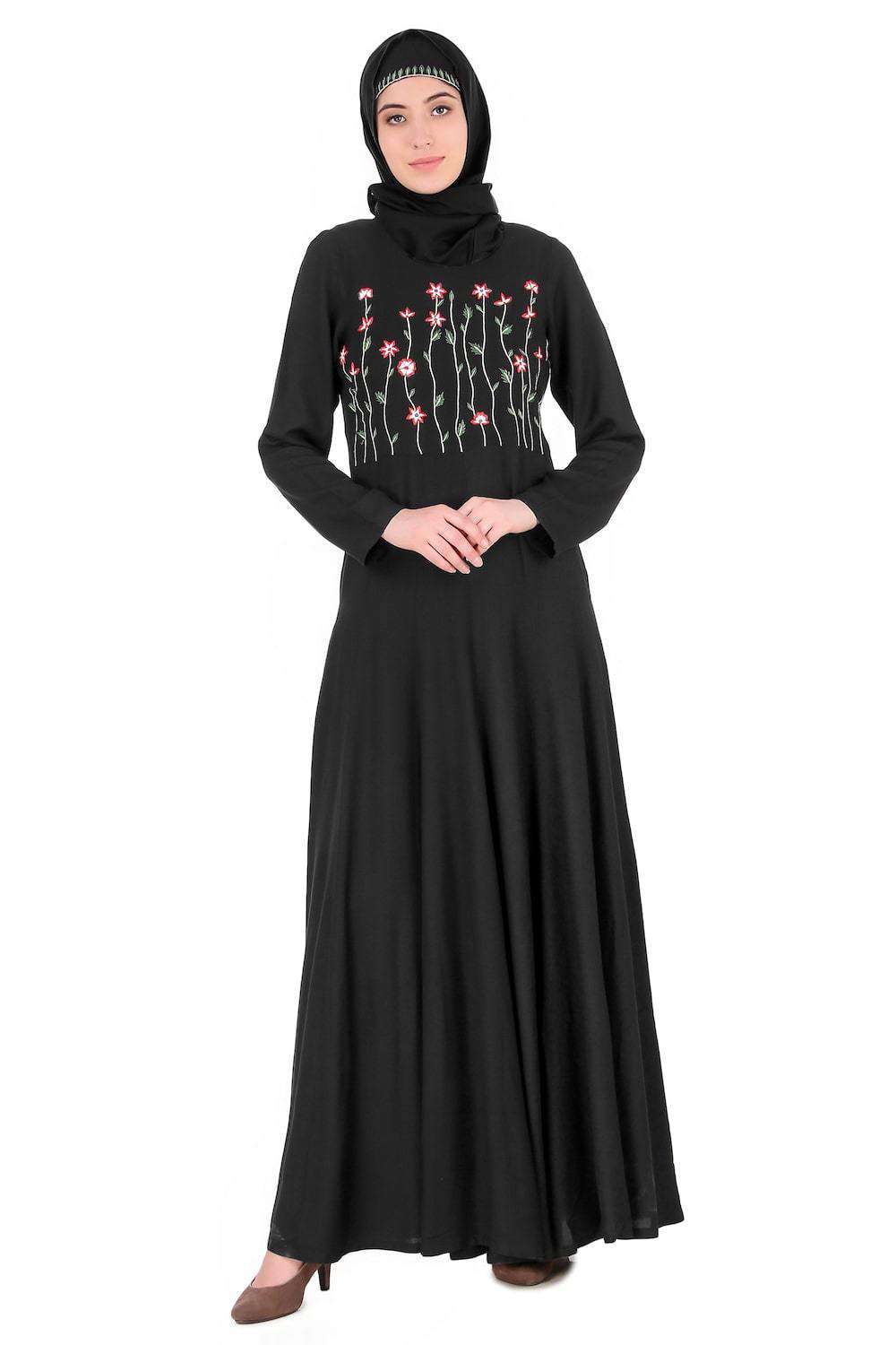 Elegant Embellished Anarkali Abaya Dress for Women - Perfect for Weddings, Parties & Special Occasions