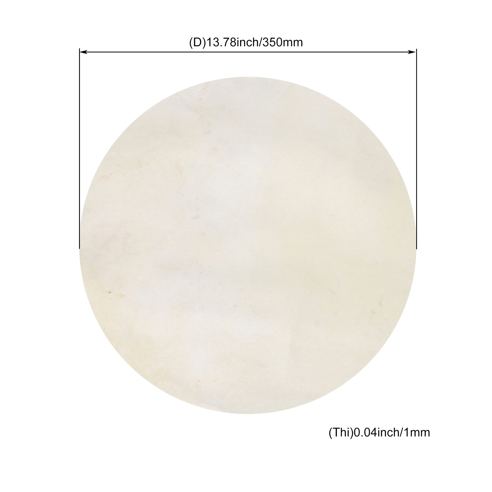 35cm Bongo Drum Head - Round Drum Skin Replacement - 2 Pack for Percussion Instruments - Perfect for Drum Repair, Music Performances & Studio Recording