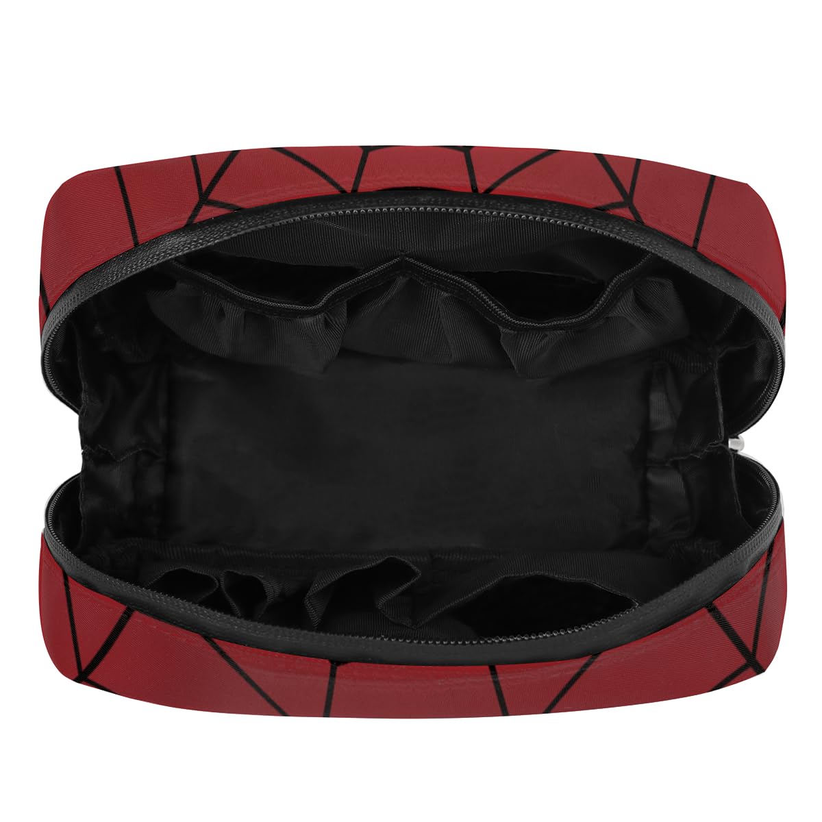 Waterproof Travel Toiletry Bag for Women & Men - Cute Small Cosmetic Organizer with Spider Web Design - Perfect for Makeup, Shaving & Toiletries on Vacation, Business Trips & Gym Use