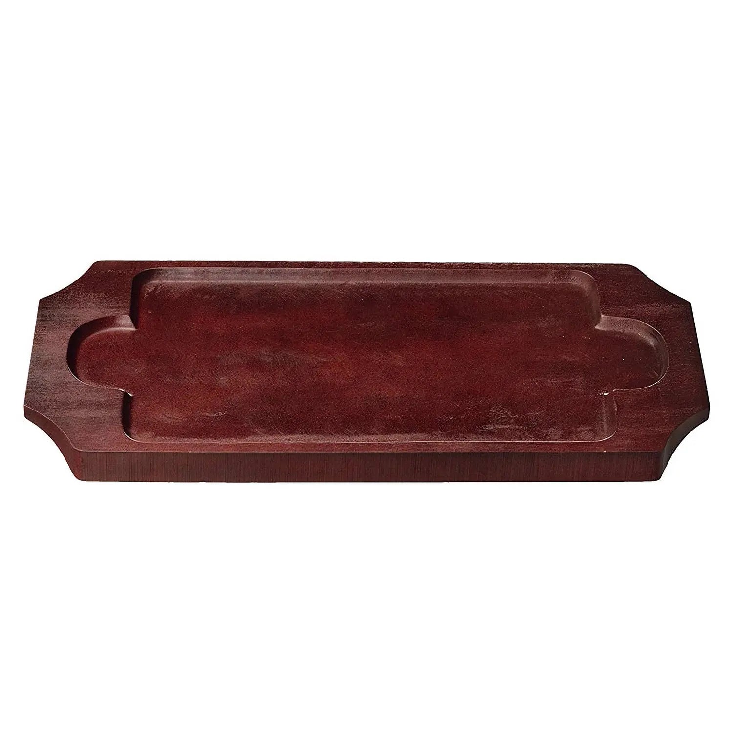EBM Square Wooden Base for Double Handle Skillet - Sturdy Cutting Board & Serving Tray for Kitchen, Dining, and Outdoor Cooking