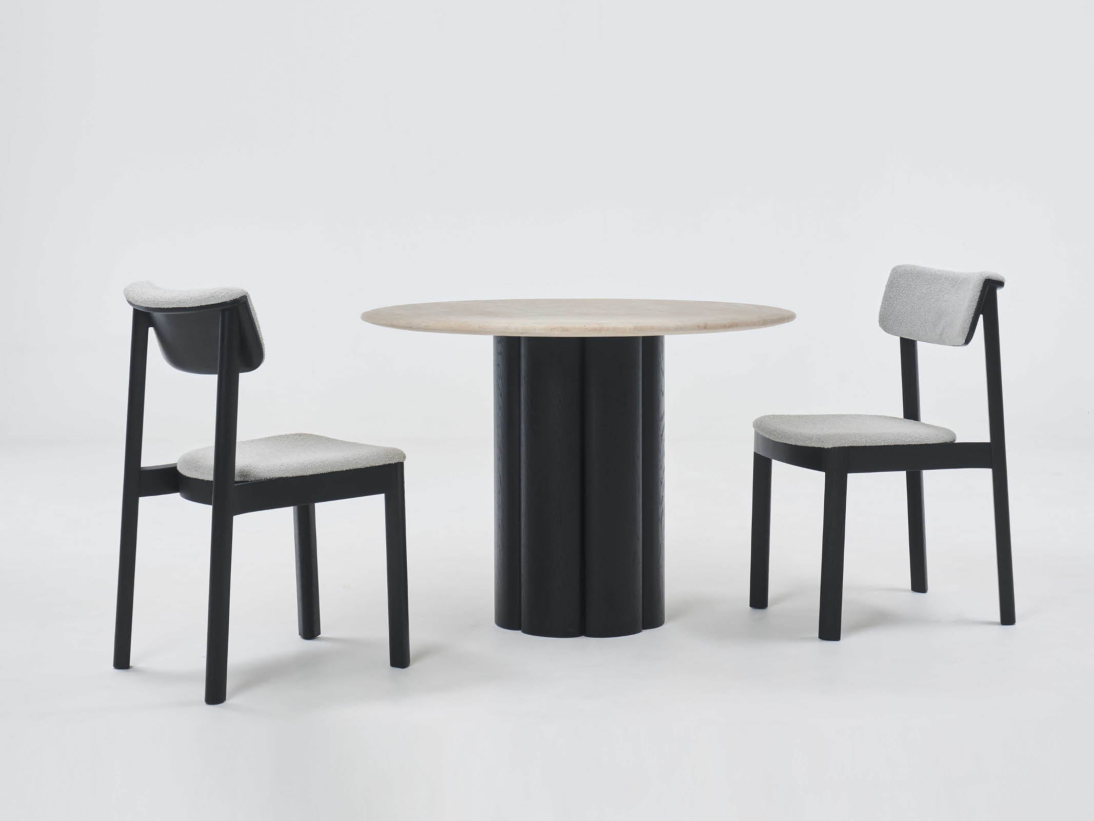 Modern Noki Dining Chair - Sturdy Wooden Kitchen Chair with Comfortable Cushion - Perfect for Dining Room, Kitchen, Breakfast Nook & Home Decor