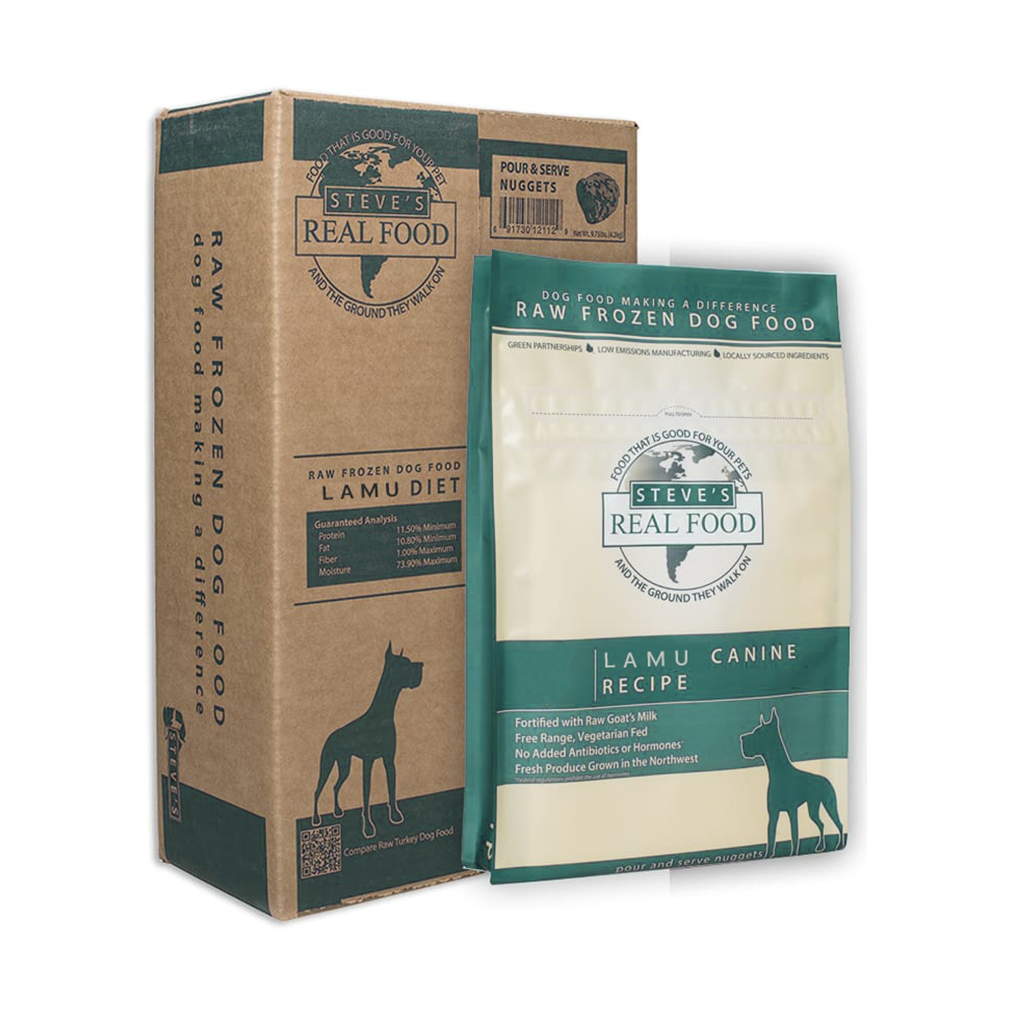 Steve's Frozen RAW Food Diets for Dogs - Premium Grain-Free Natural Nutrition - Perfect for Puppies & Adult Dogs - Ideal for Raw Feeding & Healthy Digestion
