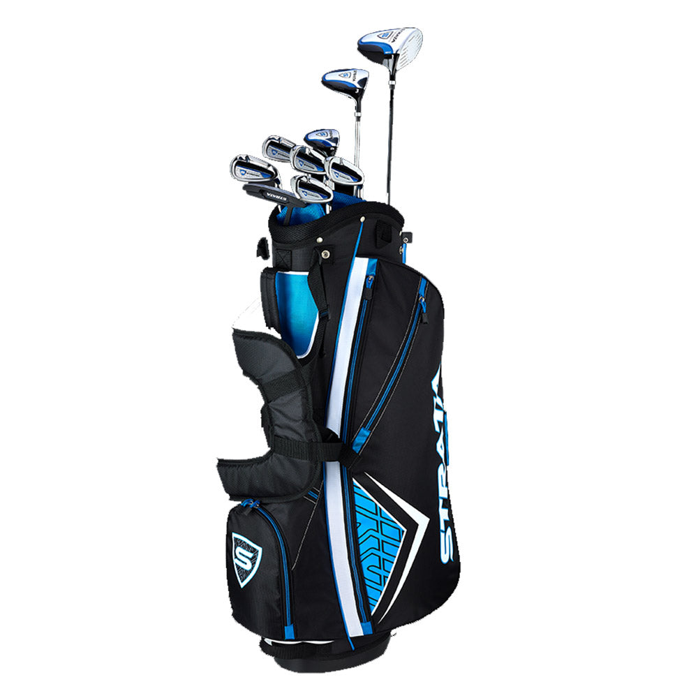 Callaway Strata 12-Piece Complete Golf Club Set for Men - Right Handed | Includes Driver, Irons, Putter & Bag | Perfect for Beginners & Intermediate Golfers | Ideal for Driving Range & Course Play