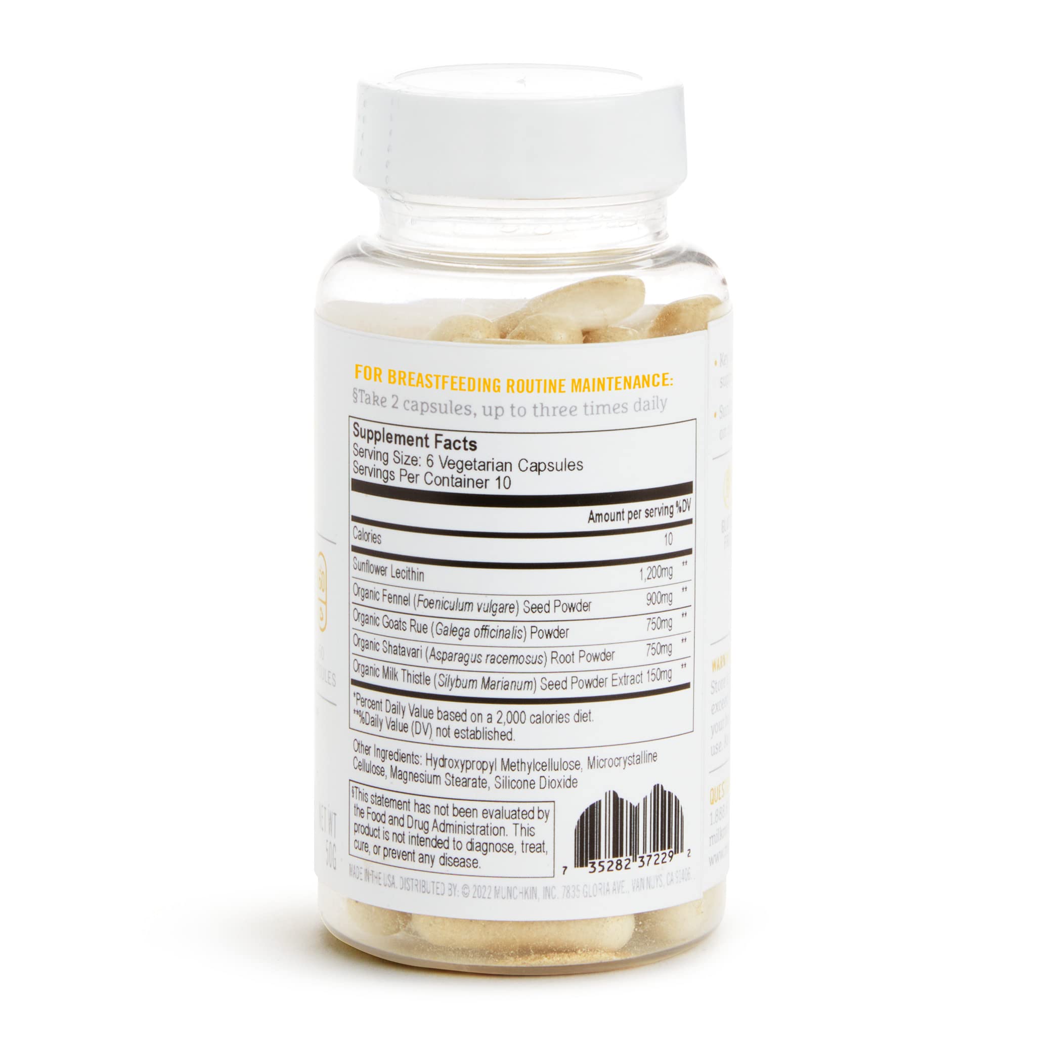 Munchkin® Milkmakers® Lactation Drink Mix with B Vitamins & Collagen - 2-in-1 Breastfeeding Supplement for Milk Supply & Healthy Ducts | Postpartum Nursing Support for New Moms