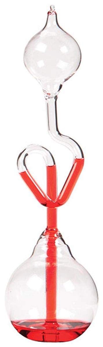 Westminster Hand Boilers - Red Glass Science Toy for Kids & Adults - Fun Physics Experiment, Desk Decor & Gift Idea for Science Lovers